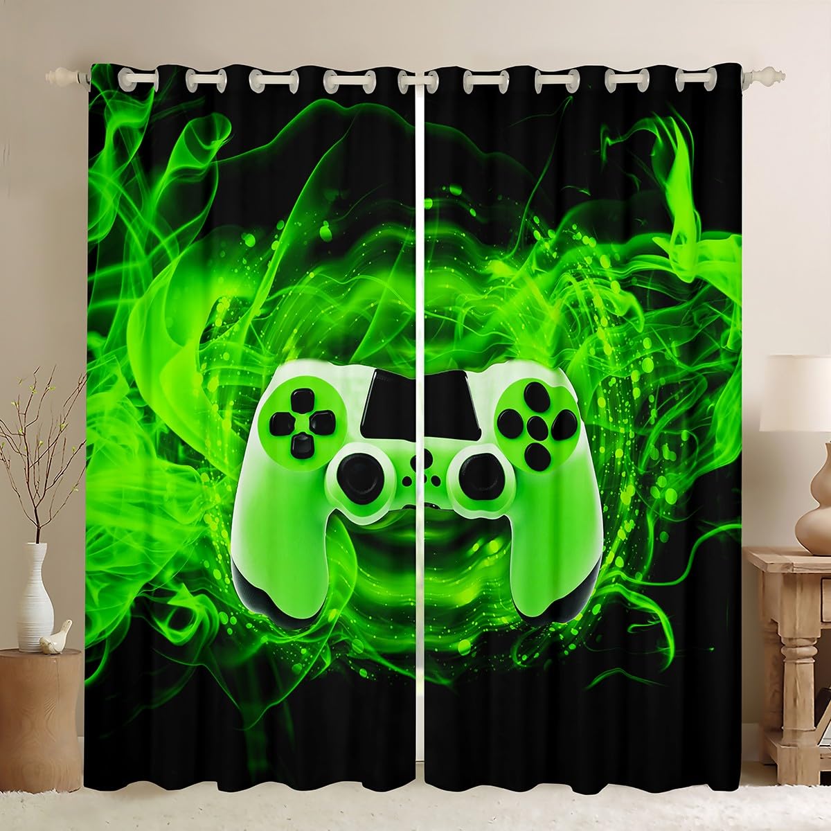 Gaming Blackout Curtains - Multicoloured 18 W66 x L72-image-12c4ca3a-d2dc-4cab-bc2f-d0ee3a1054c6-115780