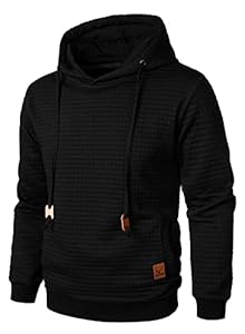 Men's Plaid Pullover Hoodie - Black S-image-f979ccb2-4afb-4c44-b6de-9c179ae95b7f-117321