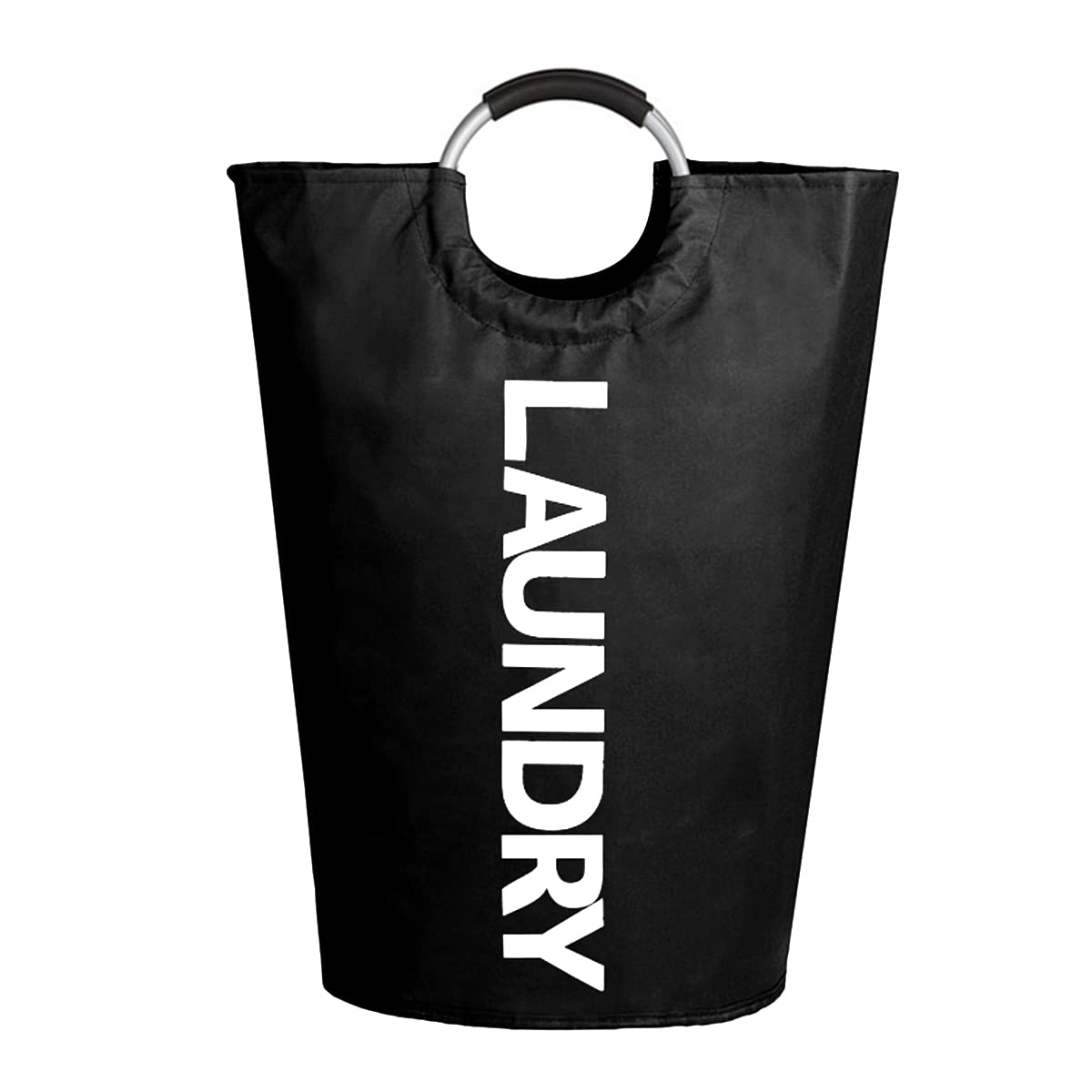 KWLINKAL L Laundry Basket, Collapsible Laundry Bag, 90 Large (Black)-image-f7a25566-5207-41f1-8170-dc298c93824e-59144