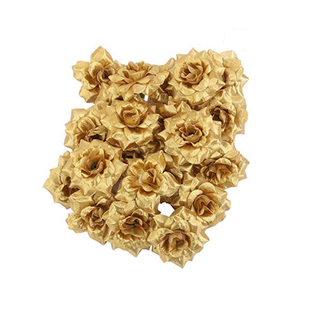 50pcs Gold Artificial Rose Heads, 8cm - Perfect for DIY Wedding Bouquets & Home Decor-image-d82803b5-7b7b-41ce-95d6-1e72092a3e64-56437