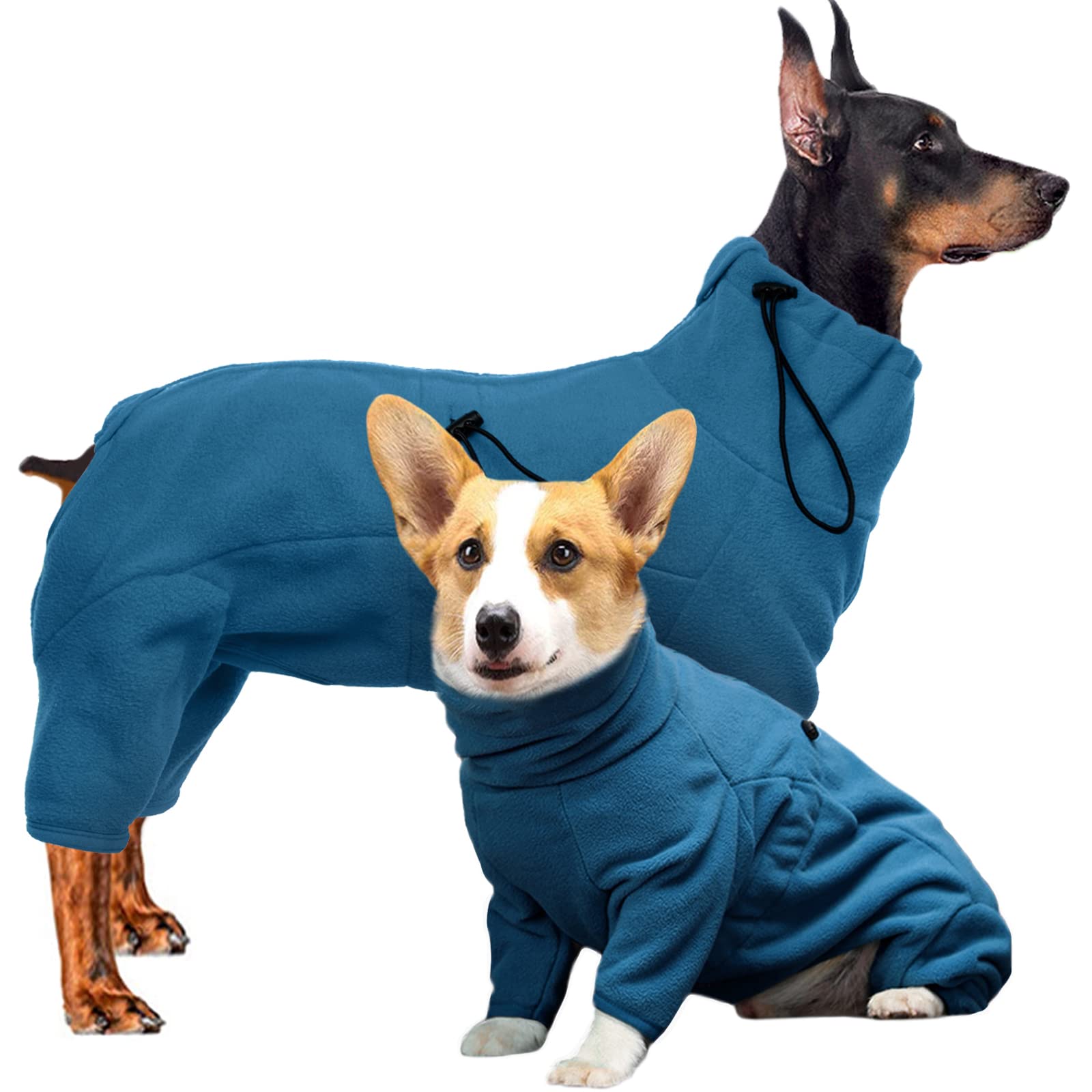 Dog Fleece Winter Coat - Turquoise XX-Large-image-502391ed-98e9-4a09-81a2-13d63f4e67ef-115249
