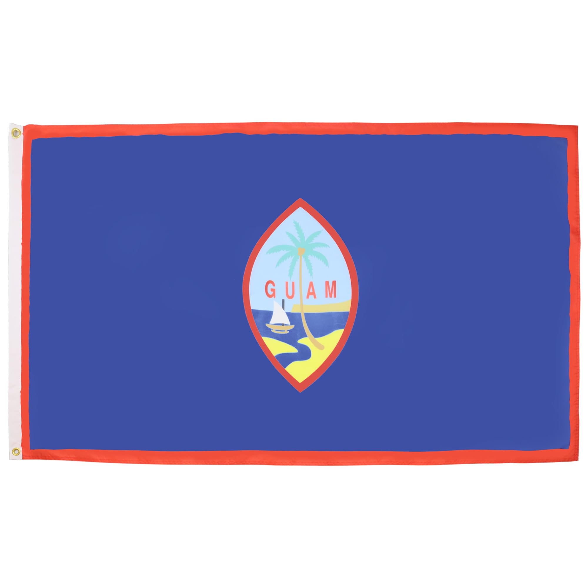 AZ FLAG - Guam Flag - Ft - Polyester 2x3 100D 2' x 3' 90x60 Cm-image-81411780-9979-49b5-8ab0-675447c98285-56748