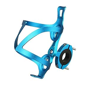 Bike Water Bottle Holder Adjustable Alloy - Blue