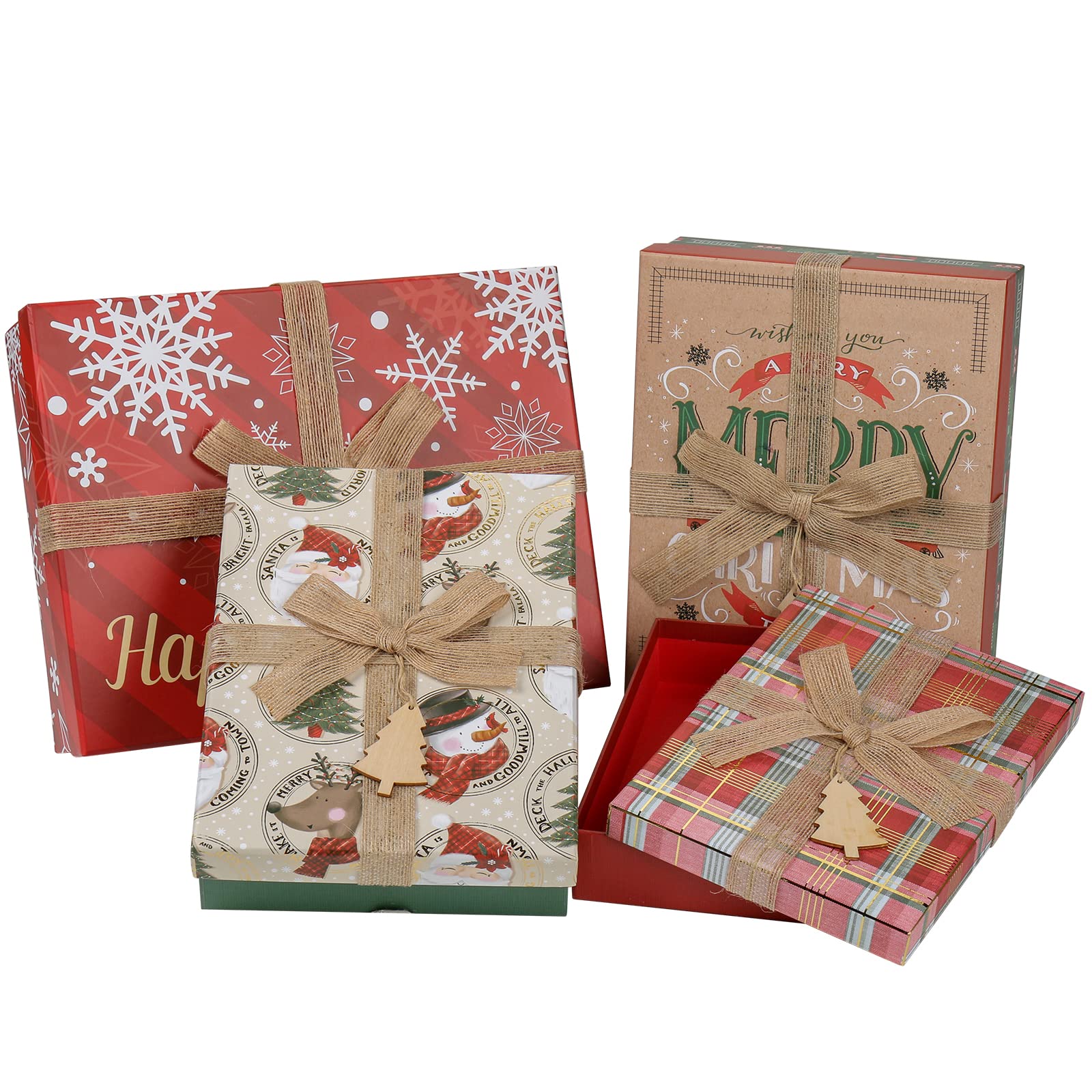 Rectangular Gift Box Set with Lids, Set of 4 - Multicolour-image-b8e77a90-8c16-4469-a82a-a2966e97adfa-94631