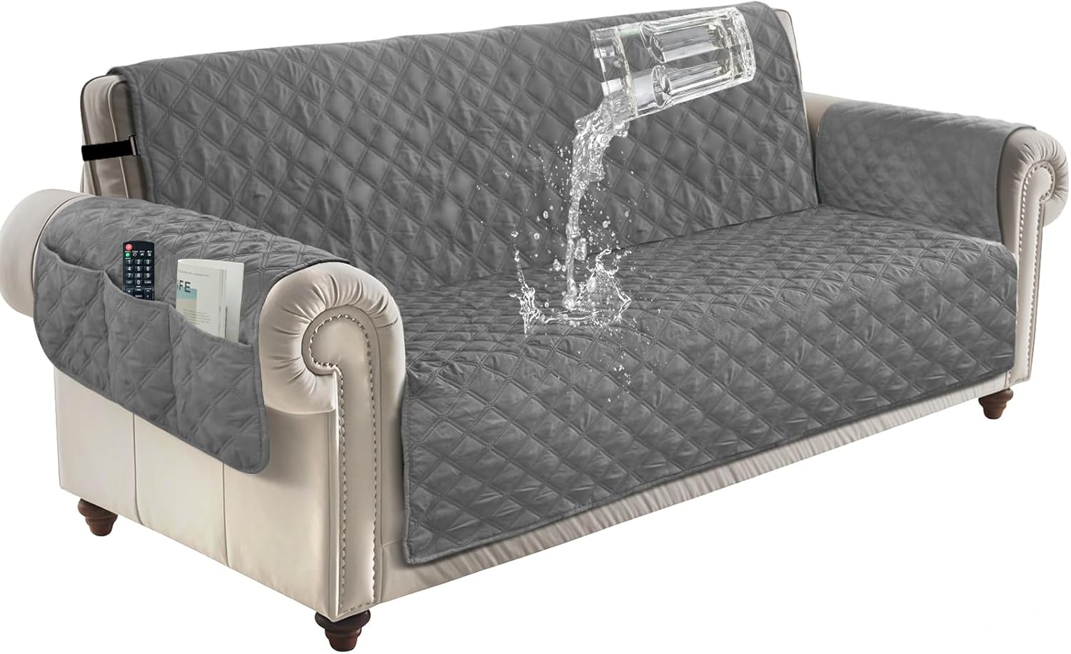 Waterproof Sofa Cover 4 Seater - Grey-image-dacdf9ab-527b-40c7-a890-e7f6801e1da1-90009