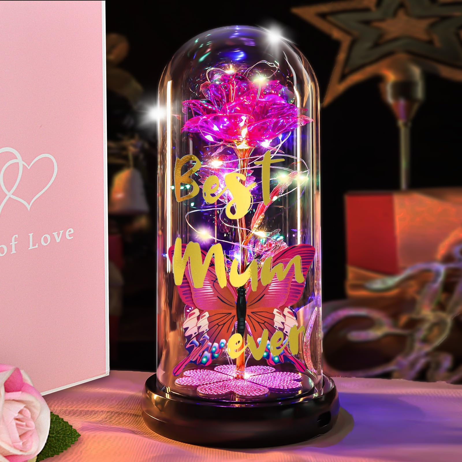 LED Rose Flower Gift - Colourful Glass Dome-image-964881d2-ffcb-4f6a-8516-e93cda53a8b6-91088