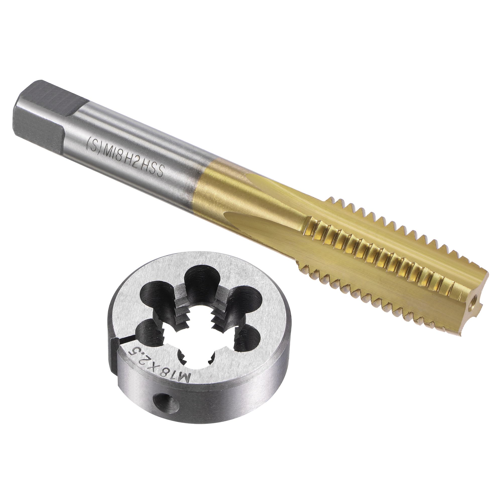 sourcing map Tap and Die Set Metric HSS (High Speed Steel) M18 x 2.5,-image-7dcdac4b-d8e9-4d21-89be-a4b73736350e-62632