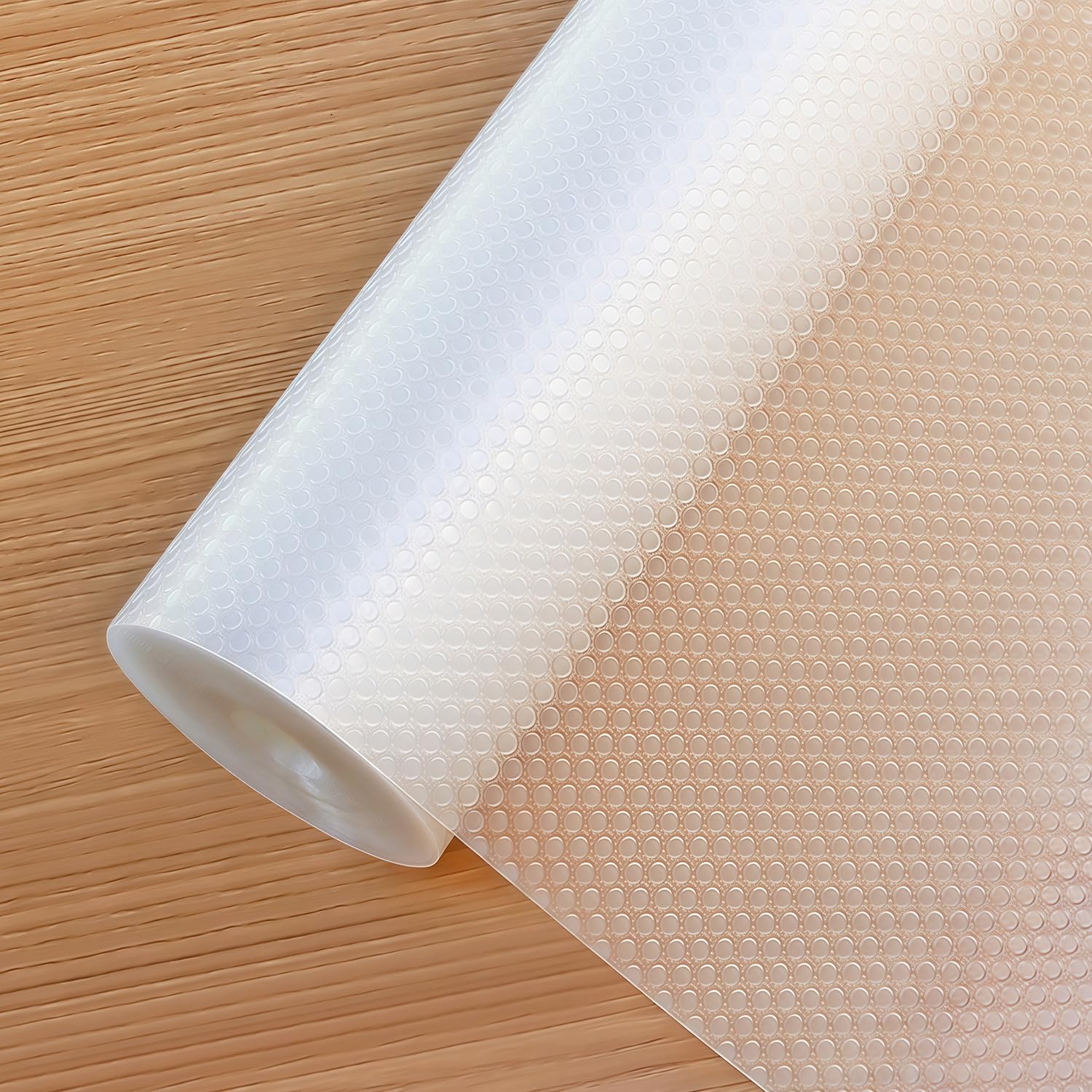 Non-Slip Waterproof Kitchen Drawer Liners, Oil-Proof Cabinet Shelf Mats, Clear Flat Dot 30x500cm-image-99ad9803-7ca2-4770-a568-dc5152c37aa4-68319