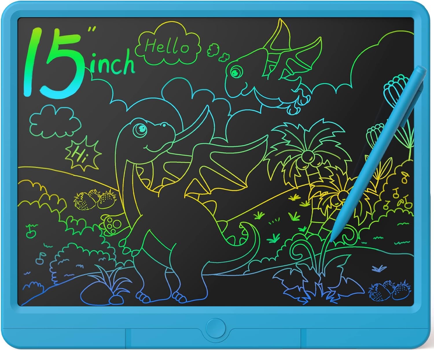 GIGART LCD Writing Tablet, Inch Colorful Drawing 15 3-12(Light Blue)-image-6ff8d47d-0493-45dd-92eb-ee7e2a2f5485-34217
