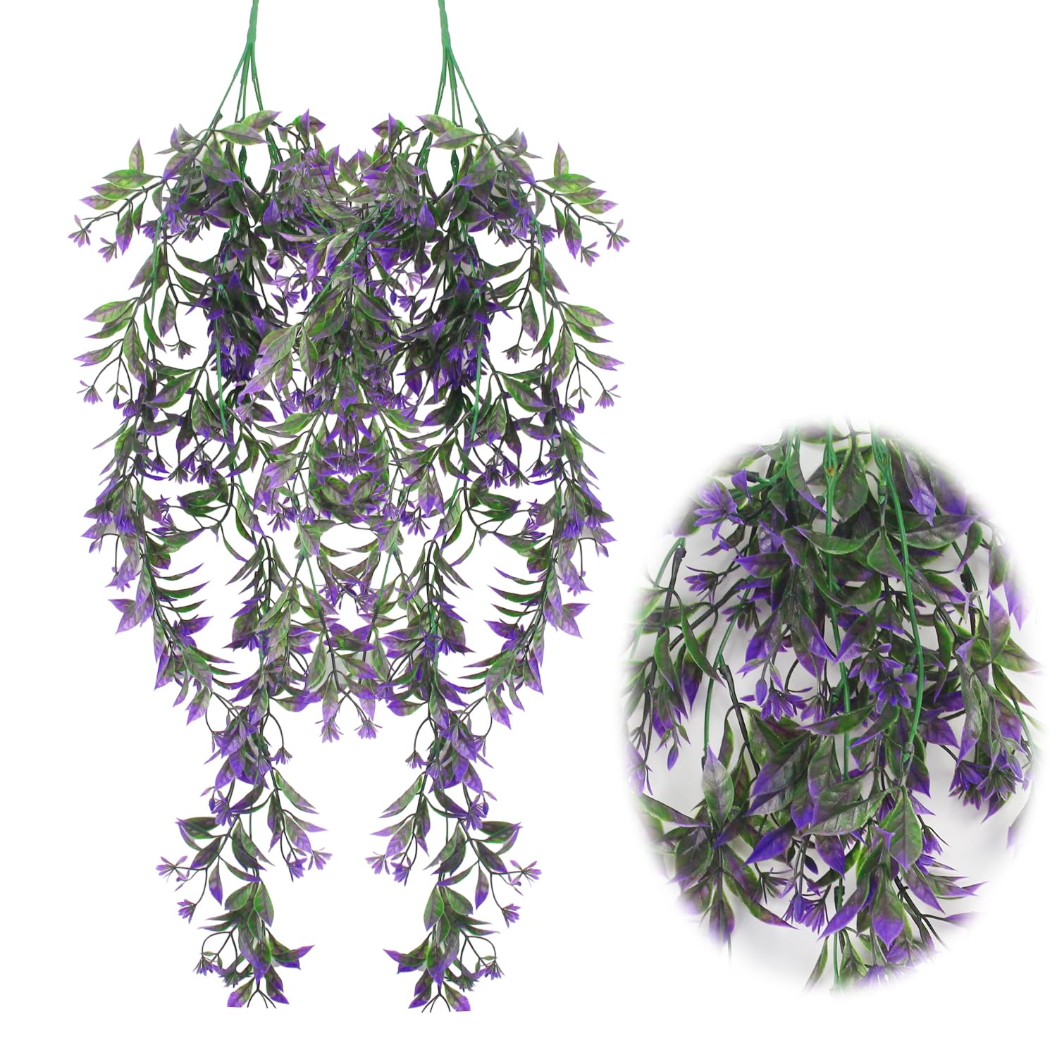 Purple Artificial Hanging Vines - JINXM Faux Ivy Garland for Balcony & Patio Decor-image-8da64b8c-b3dc-4bc3-acea-36140262f340-63934