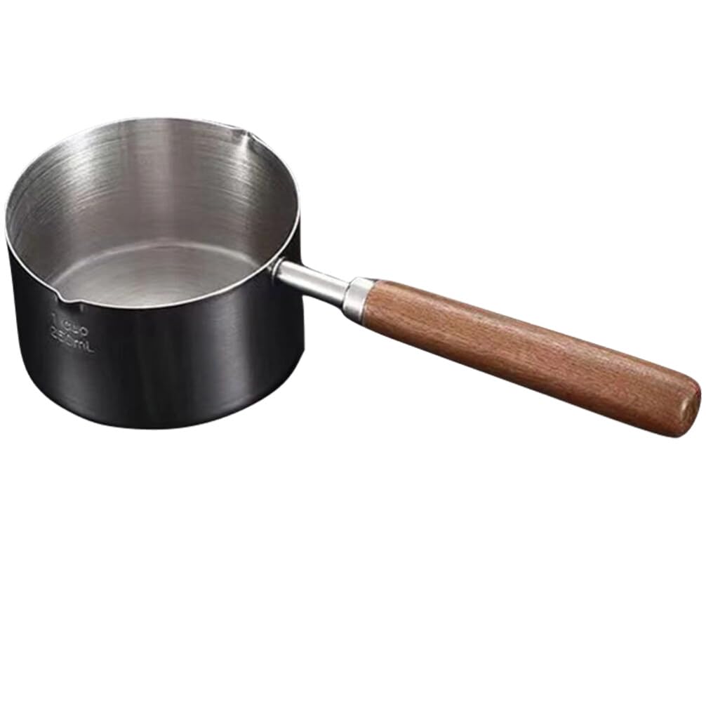 Small Stainless Steel Nonstick Milk Pot with Wood Handle - Ideal for Melting Chocolate, Boiling Eggs, and More-image-0b3cca7d-bb07-4fcb-809c-98c71575640e-58416