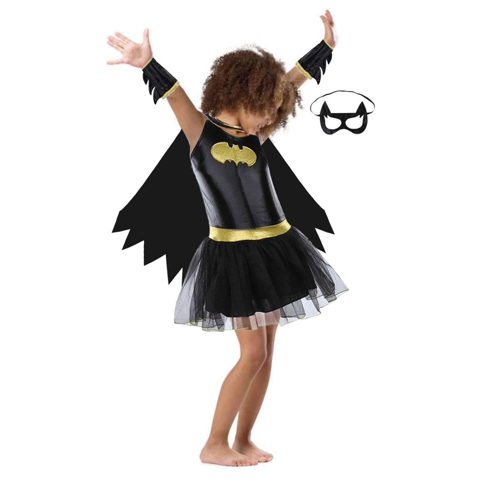 Girls Superhero Bat Costume Set - Bat Costume Medium-image-4ca999e1-b5c3-463c-99d6-6d2649eb2f22-115752