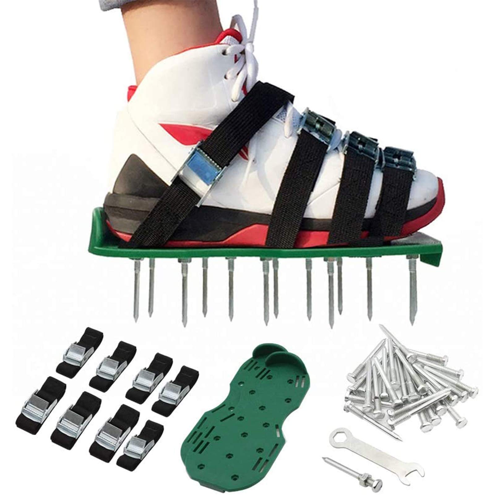 Lawn Aerator Sandals Spiked Shoes - Green Standard-image-9c5bf636-ff99-458a-9914-fc794e889648-109973
