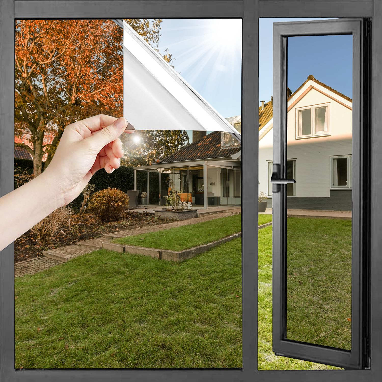 One Way Window Film - Silver 90x600cm-image-7f1ce462-9d42-4eb1-9066-68066ad09bde-86554