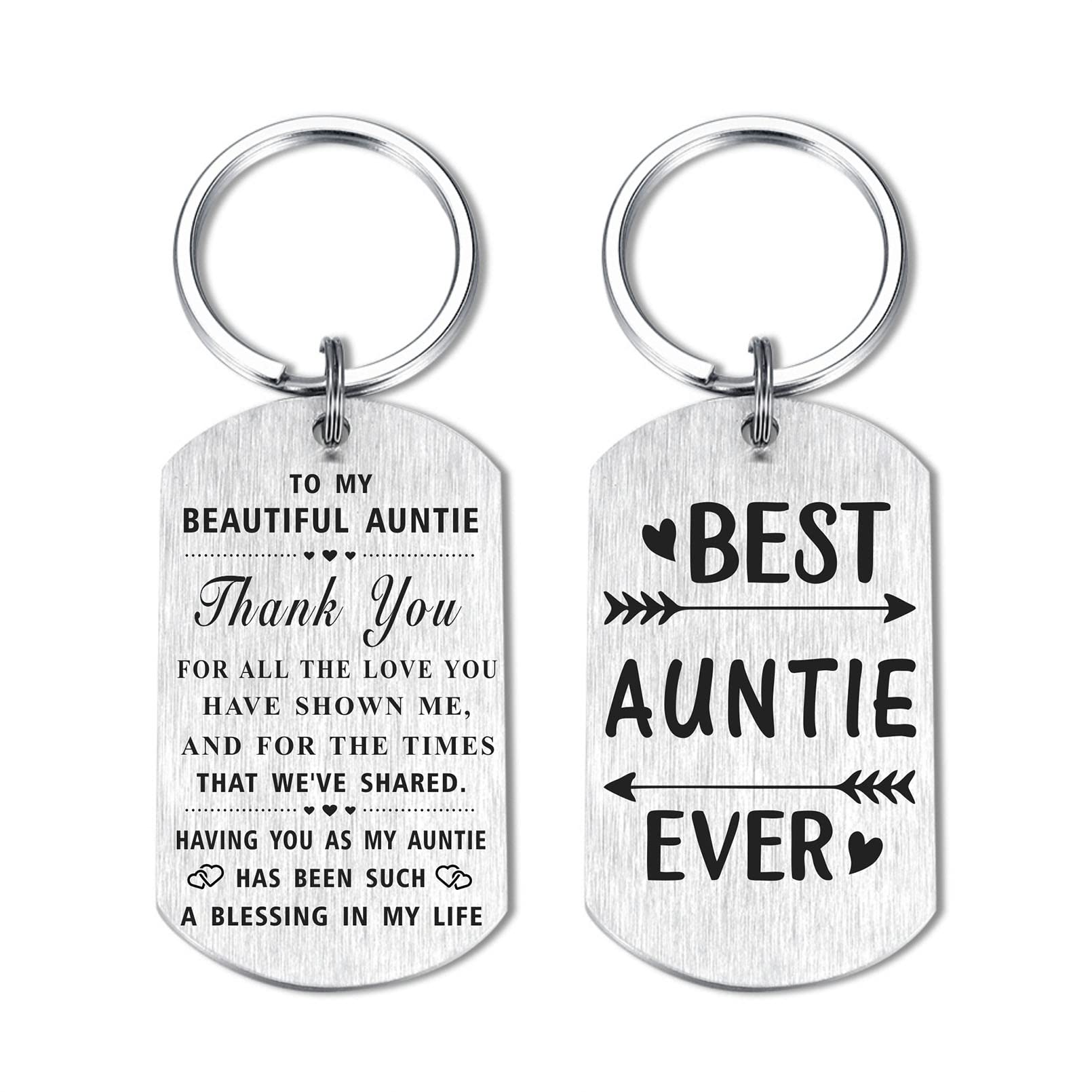 Auntie Keyring Gift – Best Auntie Ever – Ideal for Birthday, Christmas, Mother’s Day – Thoughtful Aunty Present