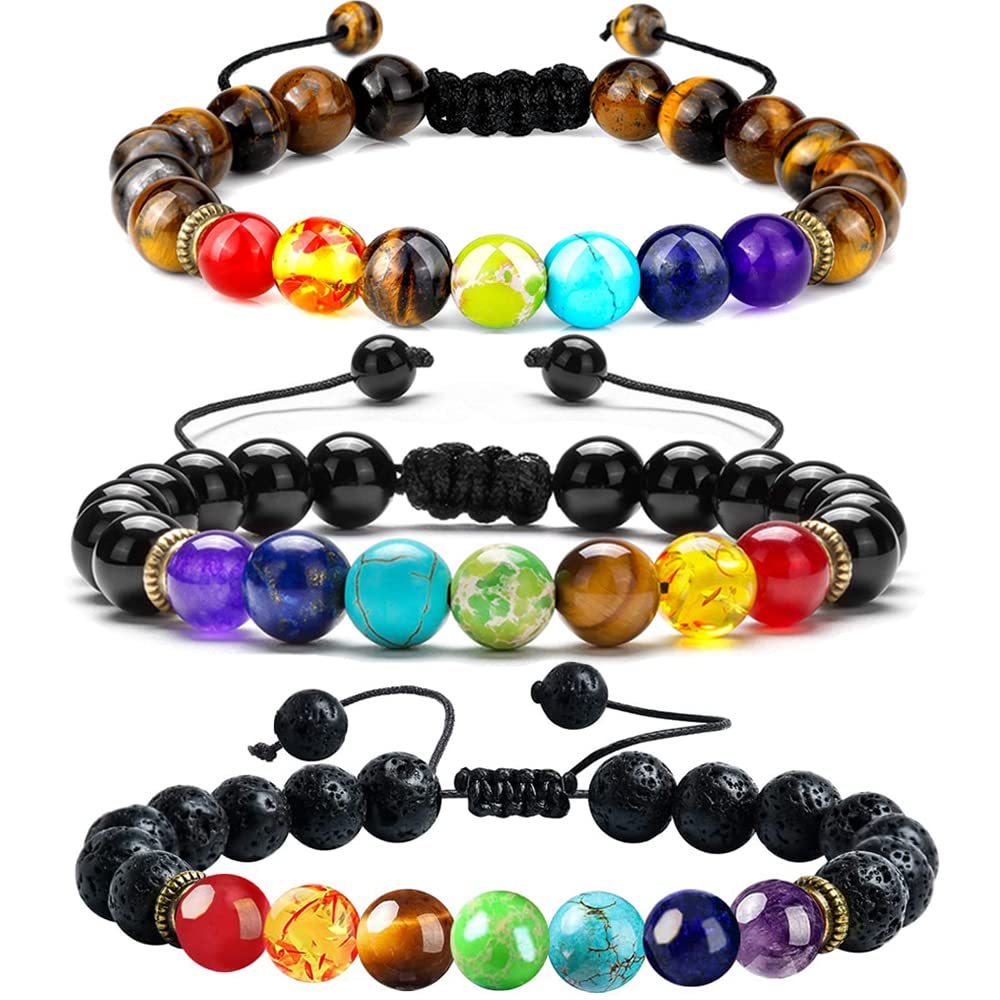 7 Chakra Healing Gemstone Bracelet for Women - Natural Crystal Yoga Beads for Anxiety & Energy Balance-image-d306c993-1e9e-4b7c-94bf-3c805370f5bb-67053