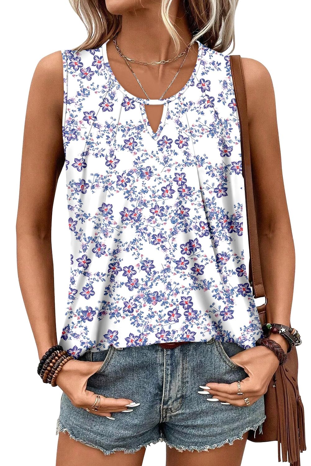 Women's Pleated Tunic Top - Gentle Orchid 18-image-766f6538-8605-48ce-8565-41e7c9c4bdb1-125460