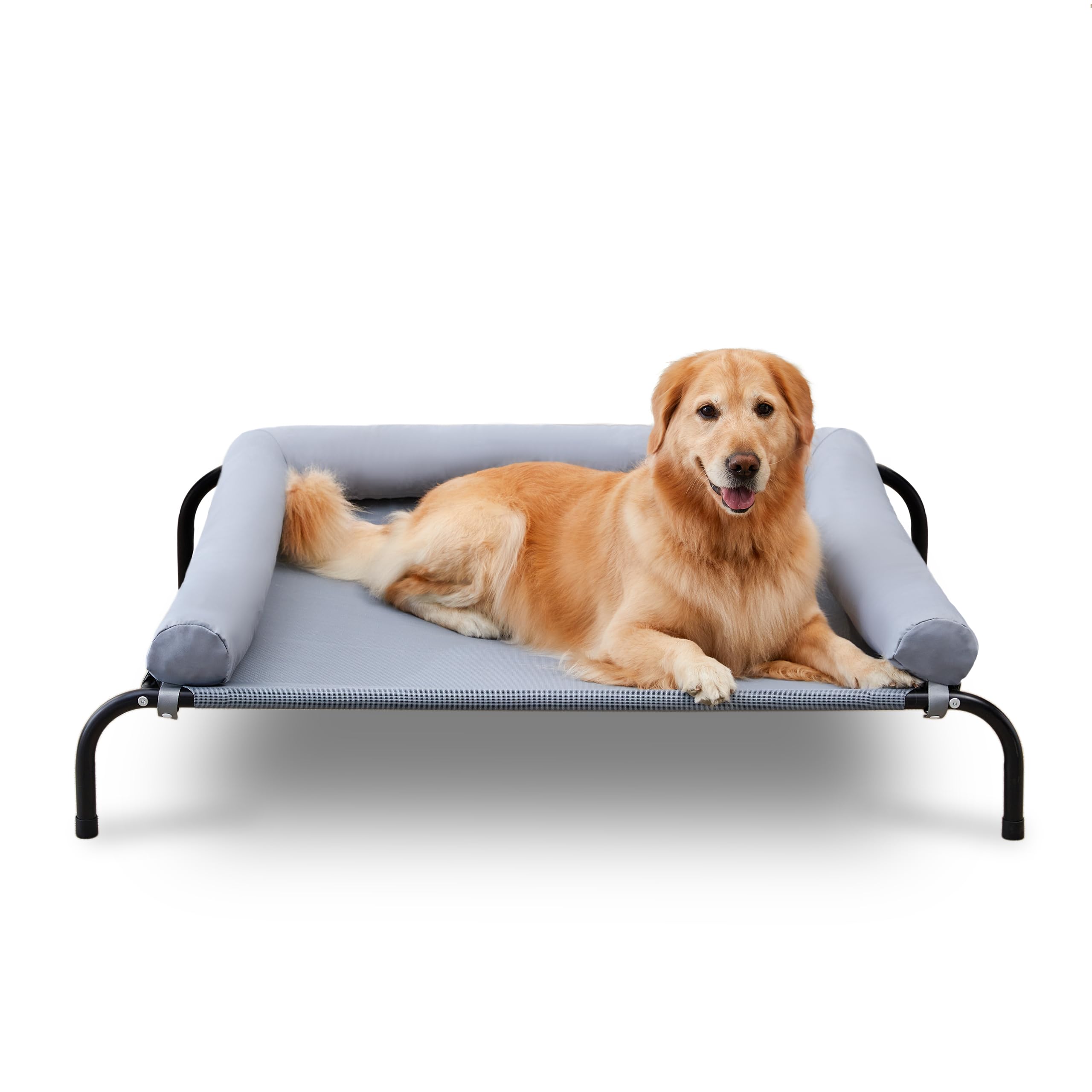 Raised Cooling Dog Bed - Grey XL-image-5d1bc102-7f0d-4aeb-982c-8772b204602c-104396