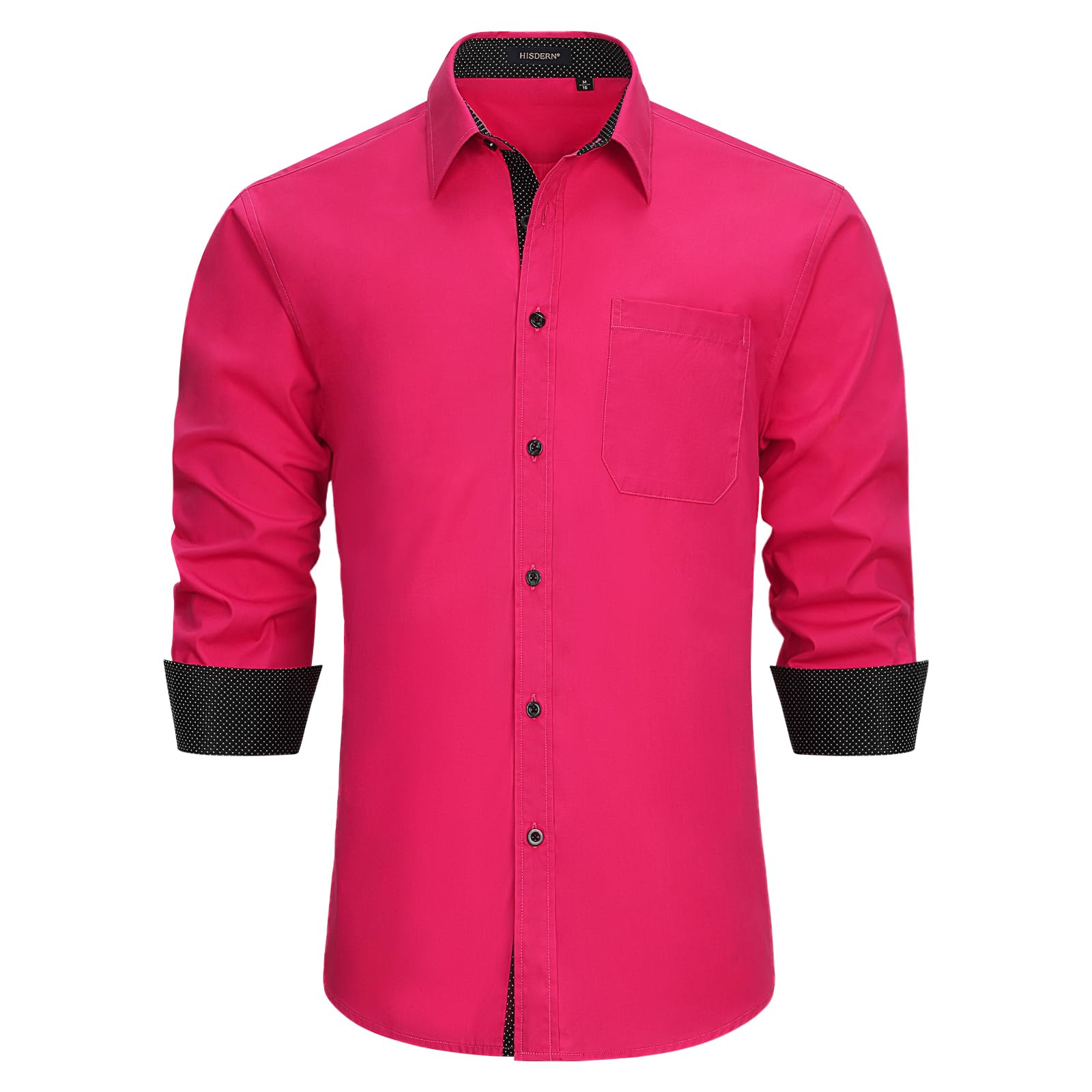 Men's Formal Dress Shirt - Hot Pink XL-image-6382cd00-8378-4f34-ac12-bf2722c9f711-104021
