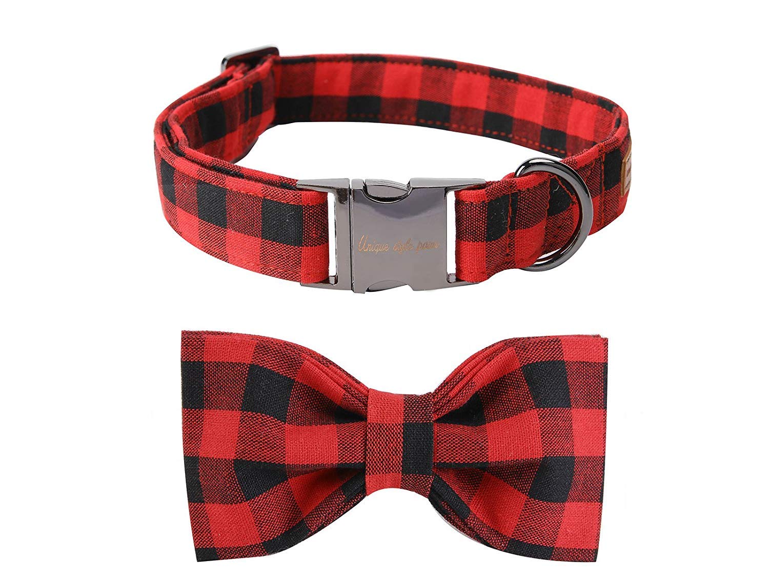 Dog Collar with Bow Tie - BRG XL-image-f6dd425c-78b6-4b7d-b95d-6a52e6d4d06e-112276
