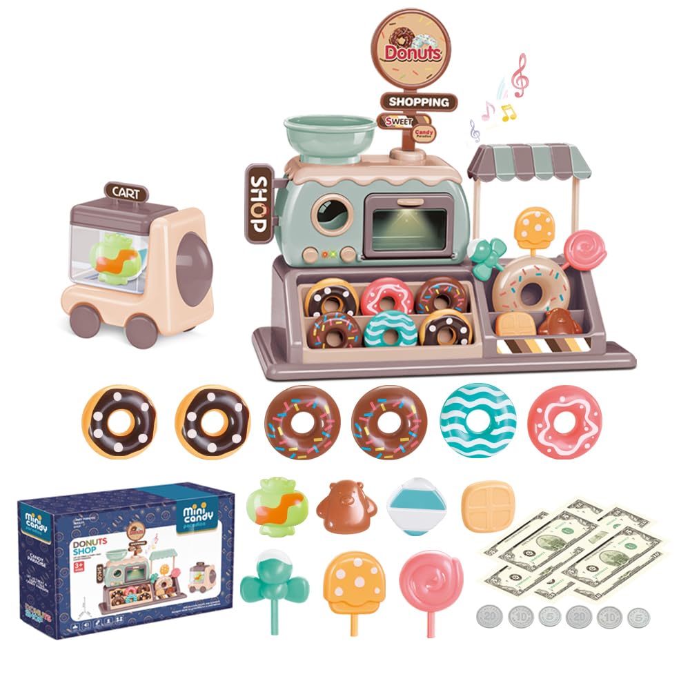 Pretend Play Donut Shop Set with Oven - Pink 34pcs-image-d5fa1c92-1e10-44a2-86b3-c551201037ad-94259