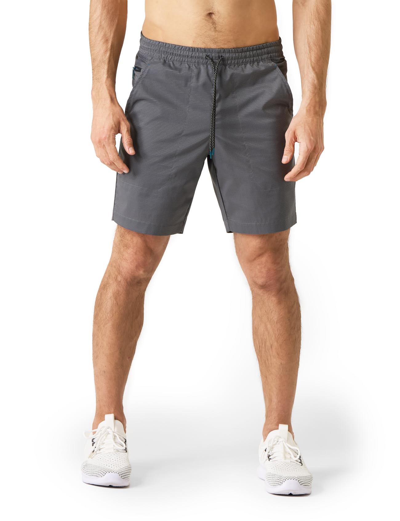 Men's Fast-Drying Sports Shorts, Loose Fit Workout Shorts for Spring/Summer, Dark Grey, L-image-4b1d680a-55f8-4ac7-933d-7b2e340937b4-66806
