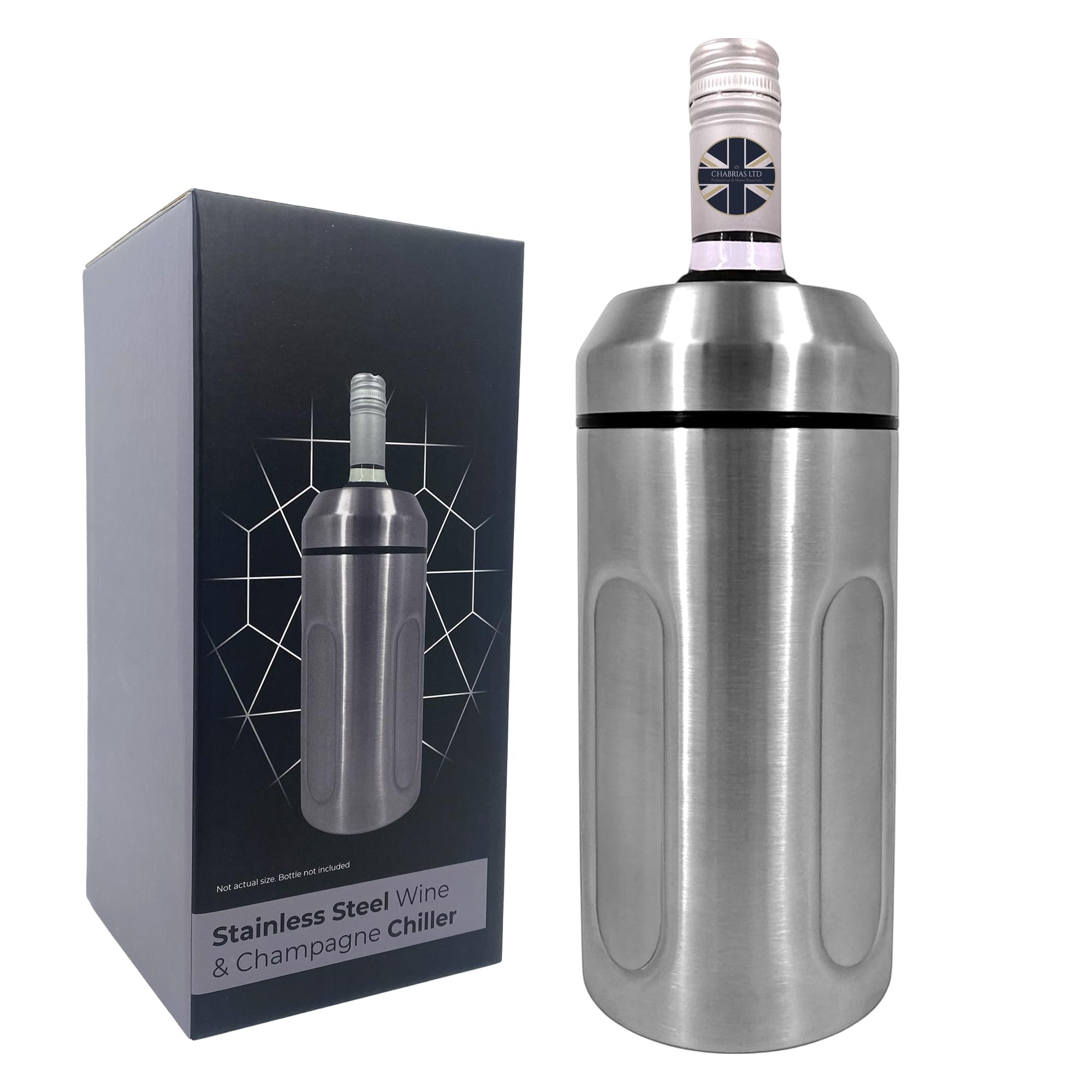 Iceless Wine Cooler Double-Walled - Stainless Steel 750ml-image-17b5c99c-59e8-40f8-9efb-97149aaac7f1-121753