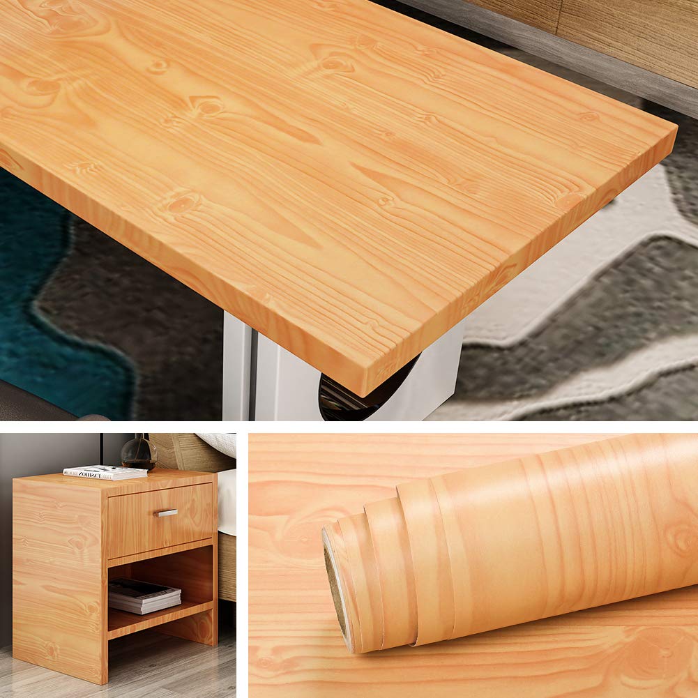 Wood Effect Self Adhesive Wallpaper - Cherry Wood 40x500cm-image-f4b61d1e-02db-4cc9-a523-81e3c4f498bd-108282