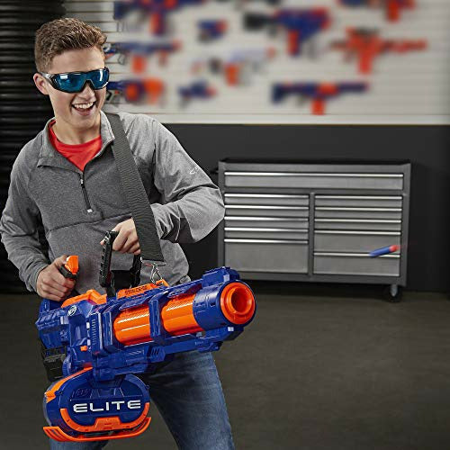 Nerf Elite Titan CS-50 Toy Blaster - Fully Motorised, 50-Dart Drum