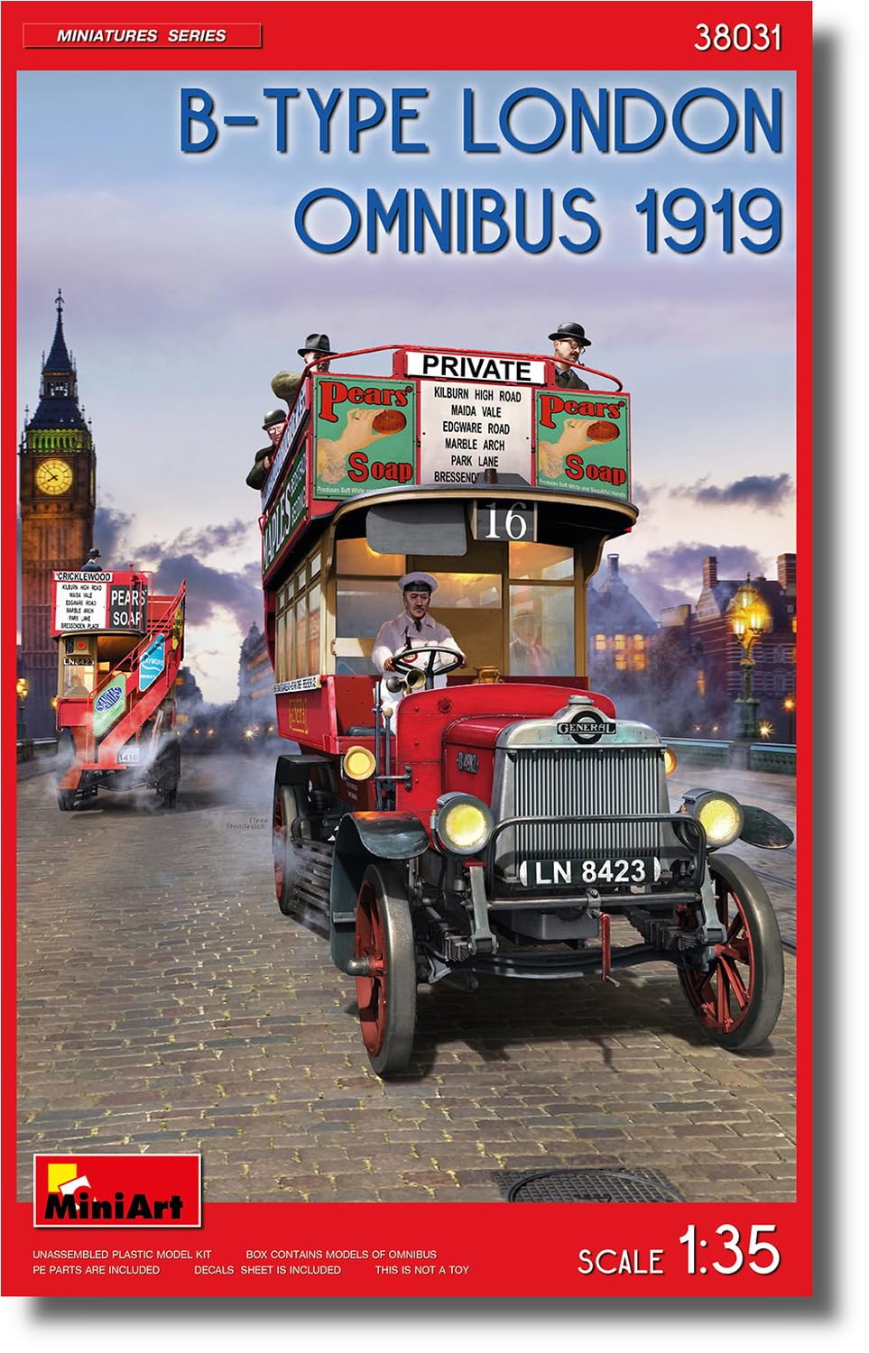 B-Type London Omnibus Model Kit - Various MIN38031-image-b8c1c733-baa1-4634-a678-88c9213ea03e-112869