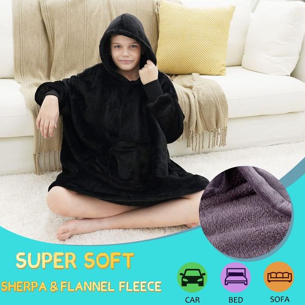 REDESS Blanket Hoodie Sweatshirt, Wearable Blanket Oversized
