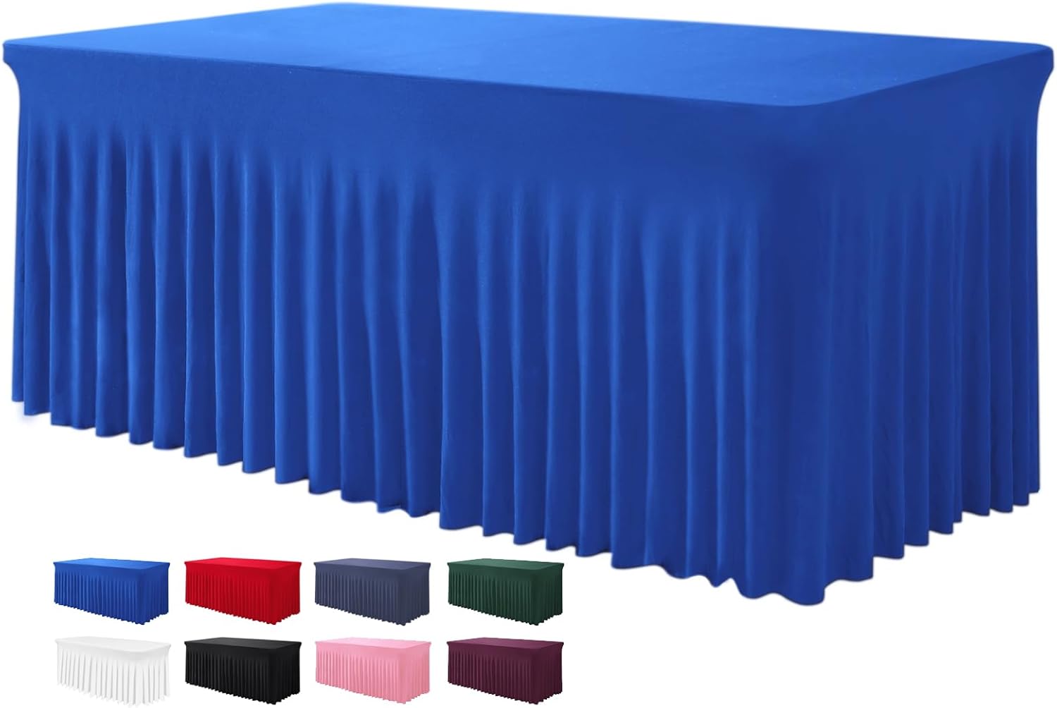 Rectangle Table Skirt - 8ft Royal Blue-image-542043c0-ca43-4412-9326-7d8986392977-89681