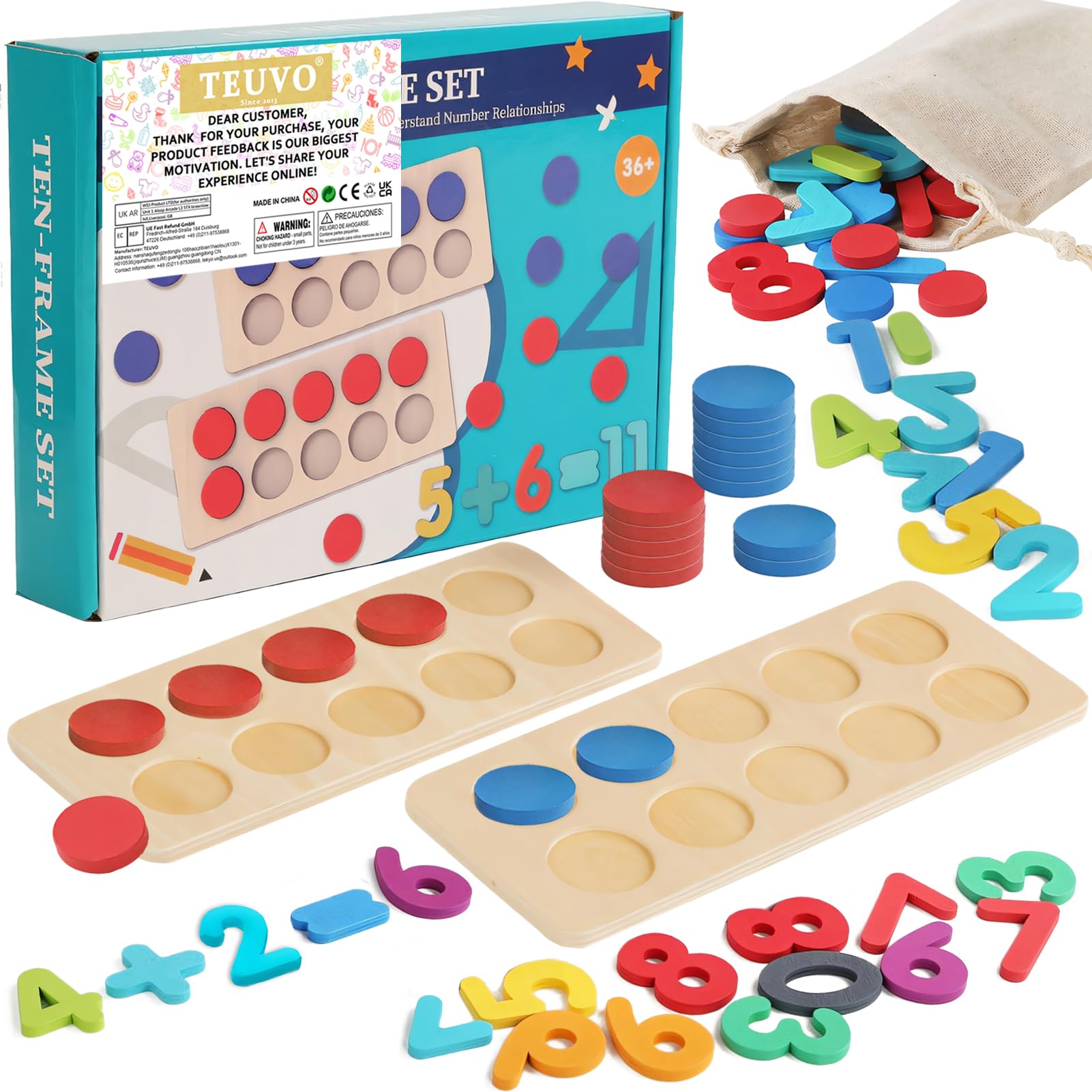 Montessori Counting Peg Board Toy - Navy Blue and Red Small-image-bfea6e32-aa76-46fe-9fb1-fdb9c7e814c6-102743