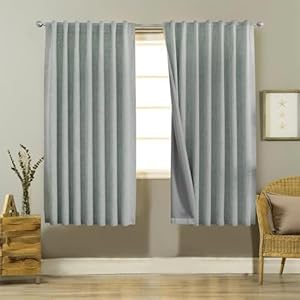 Blackout Curtains Linen Look - Sage Green 55x68 inch-image-8c175588-e274-4f83-8bc3-a0c70f0f7ce8-118513