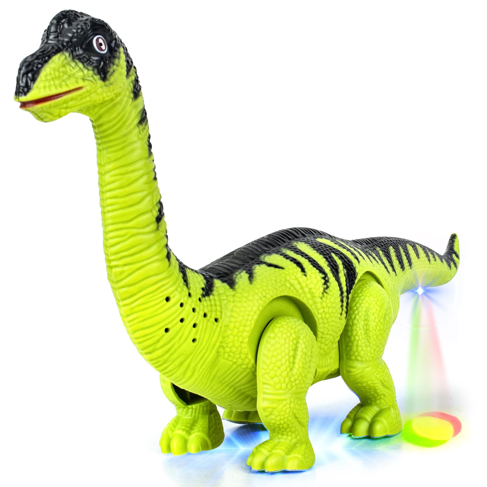 Electric Walking Dinosaur Toy with LED Lights & Sounds for Kids 3-7 Years - Fun & Educational Gift