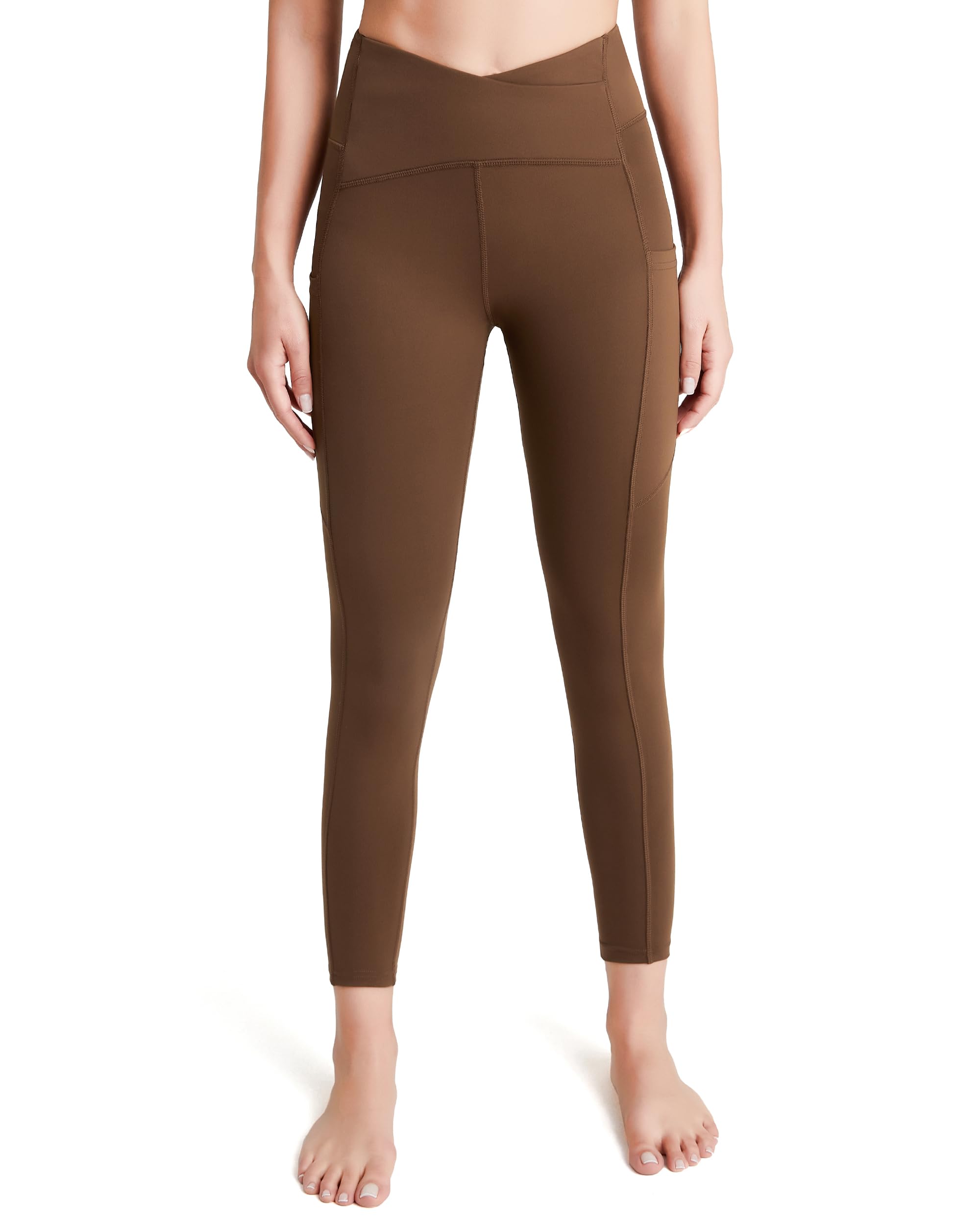Crossover Workout Leggings - Roasted Brown XS-image-cd8e84bc-7c2f-40d5-8288-81a8b6c2de3e-90481