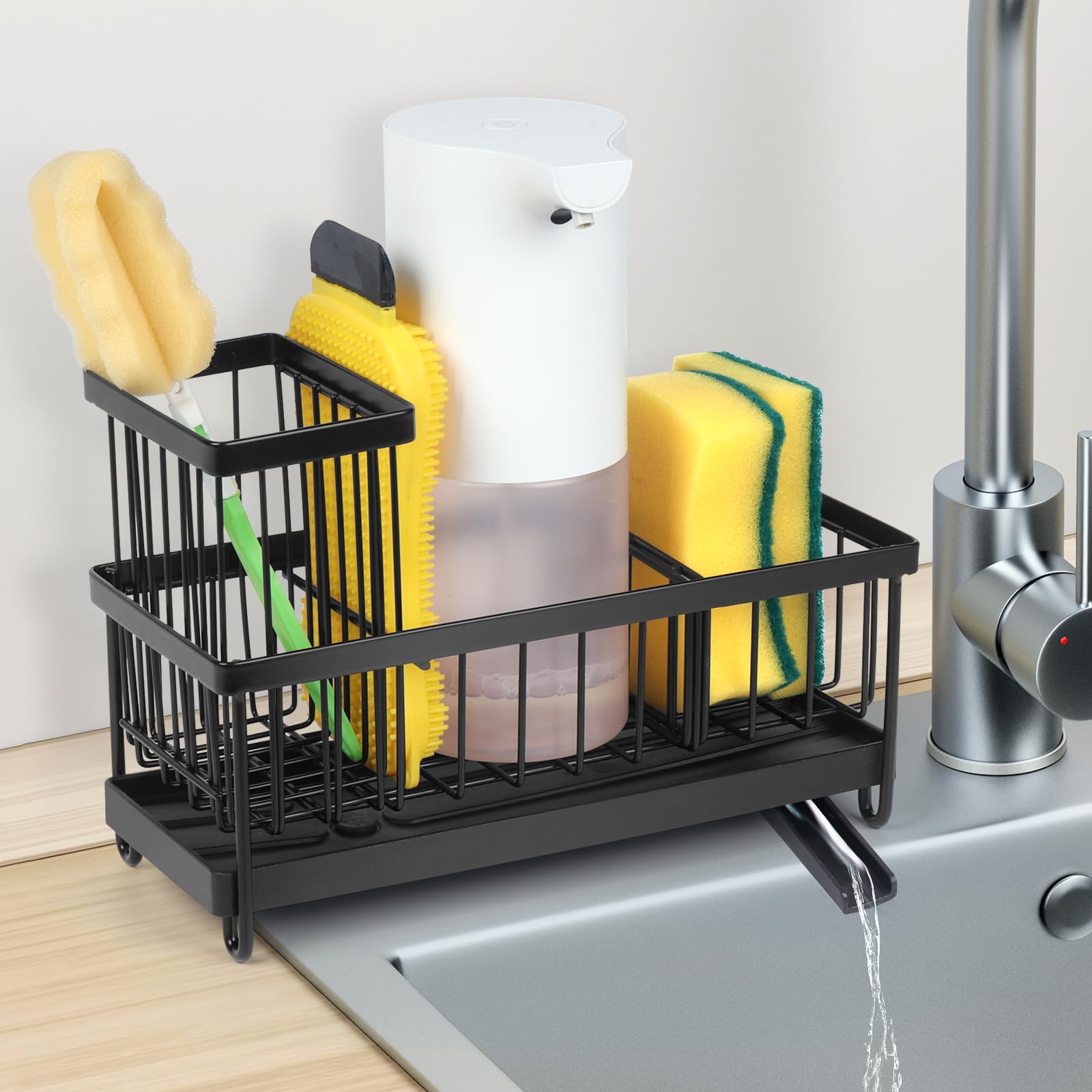 VIGIND Stainless Steel Sponge Holder for Kitchen Sink - Sink 360°-image-9114b60f-47b9-4f11-9f27-93a3ac3909c5-53502