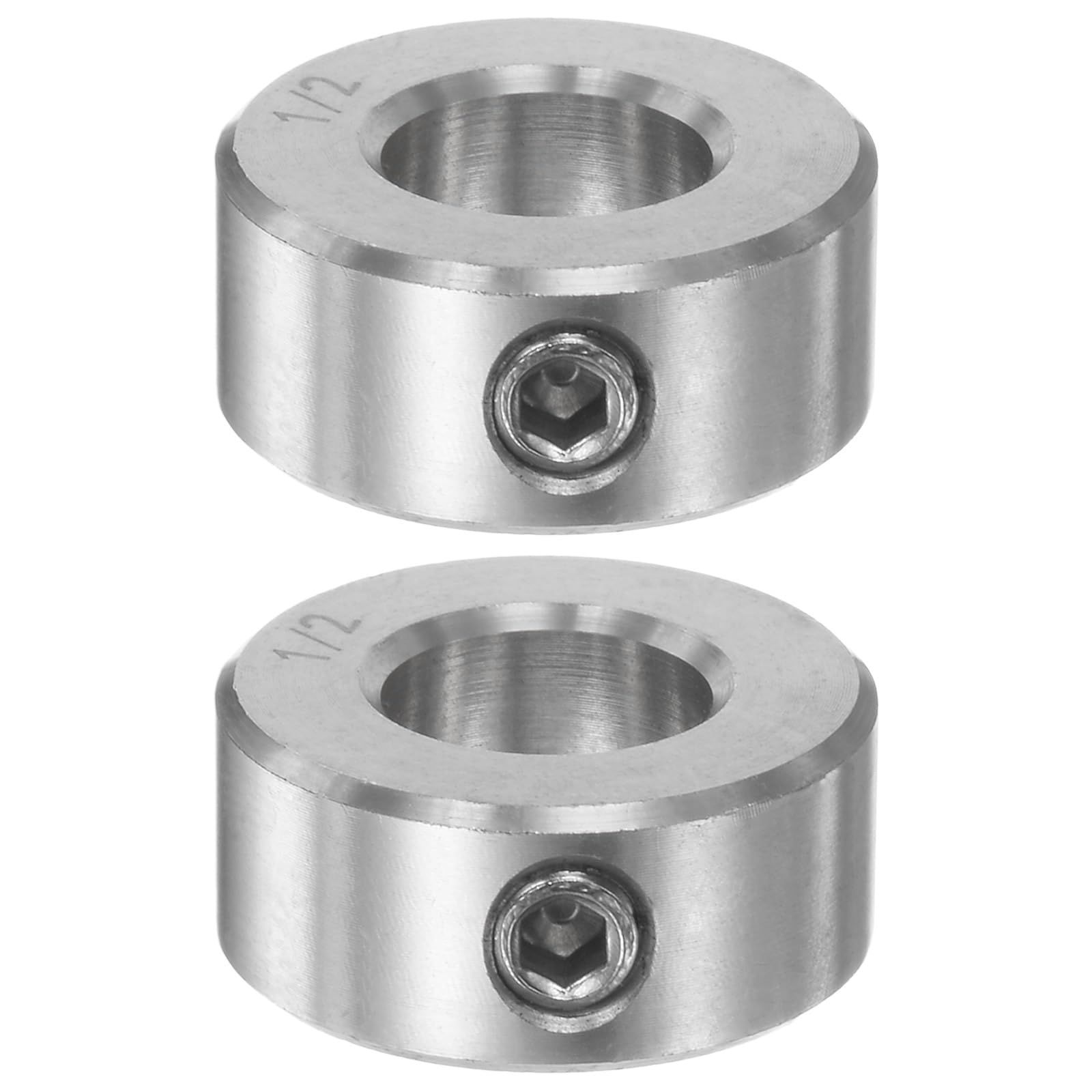 1/2" Bore Stainless Steel Shaft Collars - Heavy-Duty Machine Tools & Gearbox Assemblies-image-7b9ac26e-dfe3-4061-b30d-7ee671739a33-60467