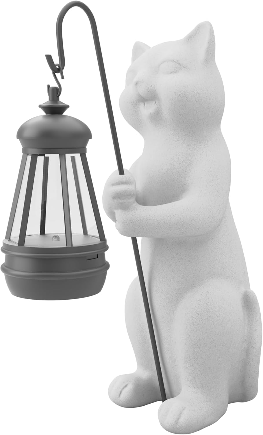 Solar Cat Garden Statue Light - 10 Inch-image-187b0ada-95c0-4a8f-b75d-65b1d29b96d8-88116
