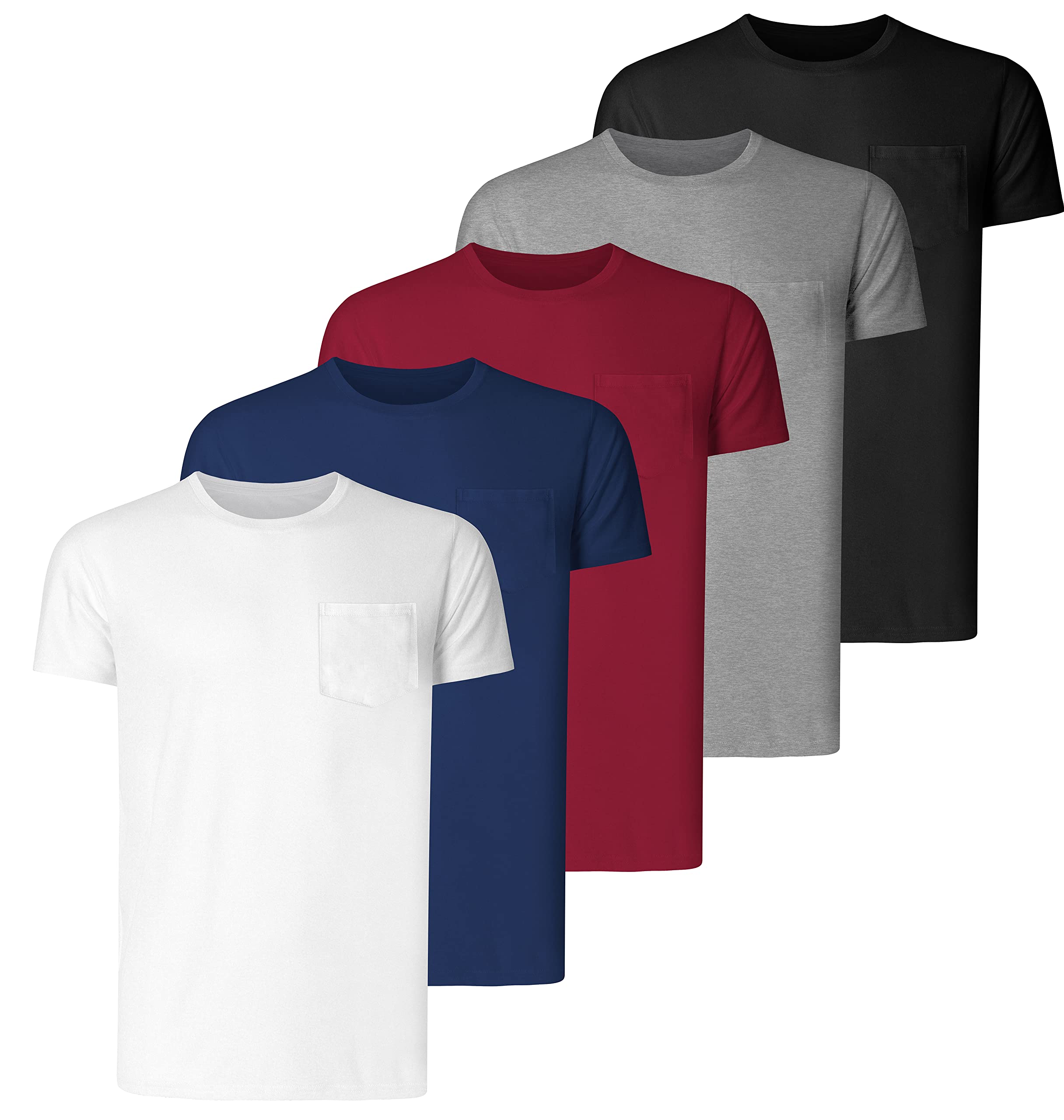 Men's Cotton T-Shirts 5 Pack - Mixed Colour S-image-84936b0c-d1dd-49ea-8937-83525c6712a5-116558
