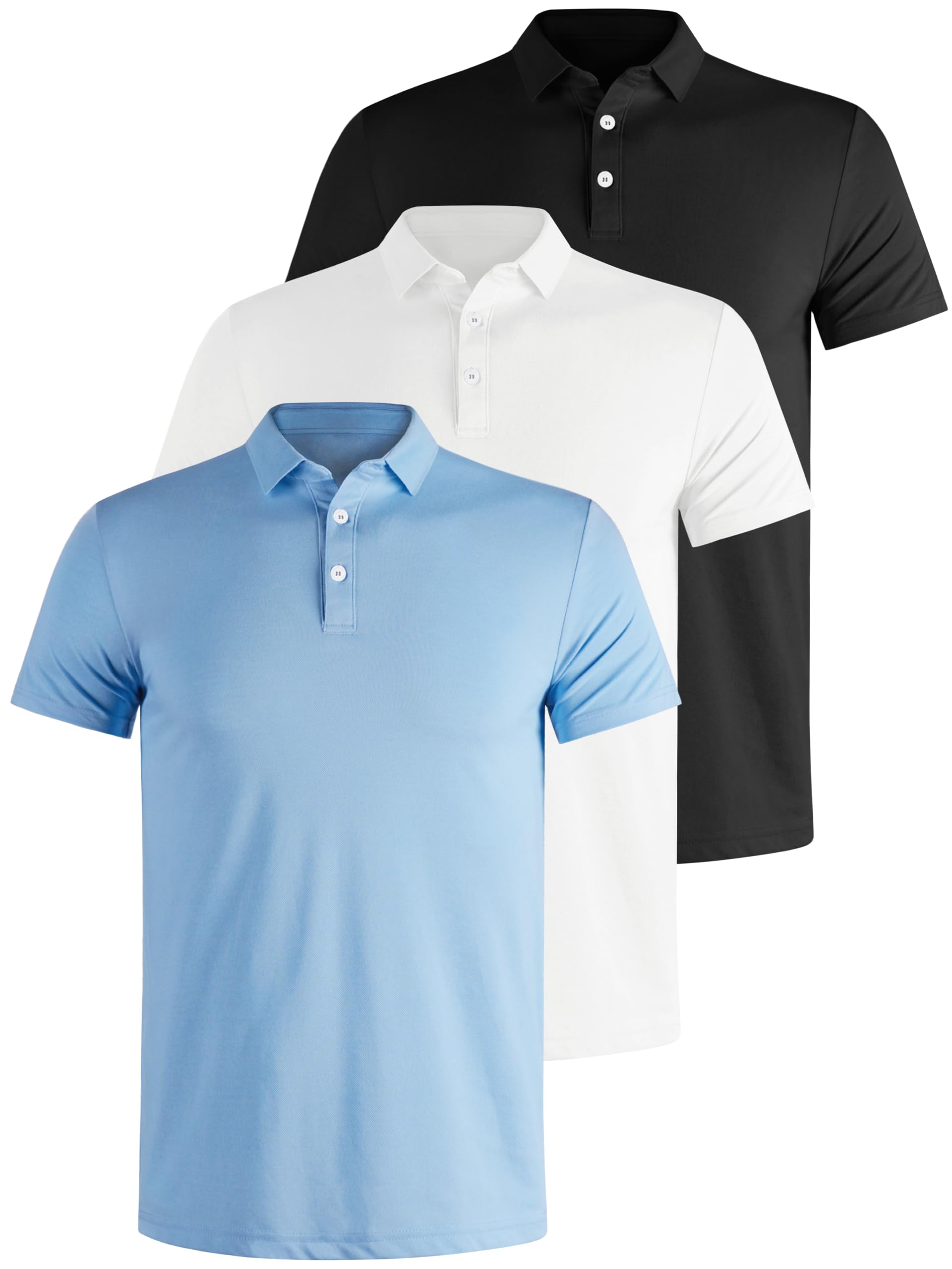 Men's Polo T-Shirt Breathable - Multicolour 3XL-image-479eaf13-2f84-481a-8f2b-6a1e8c9f1569-117023