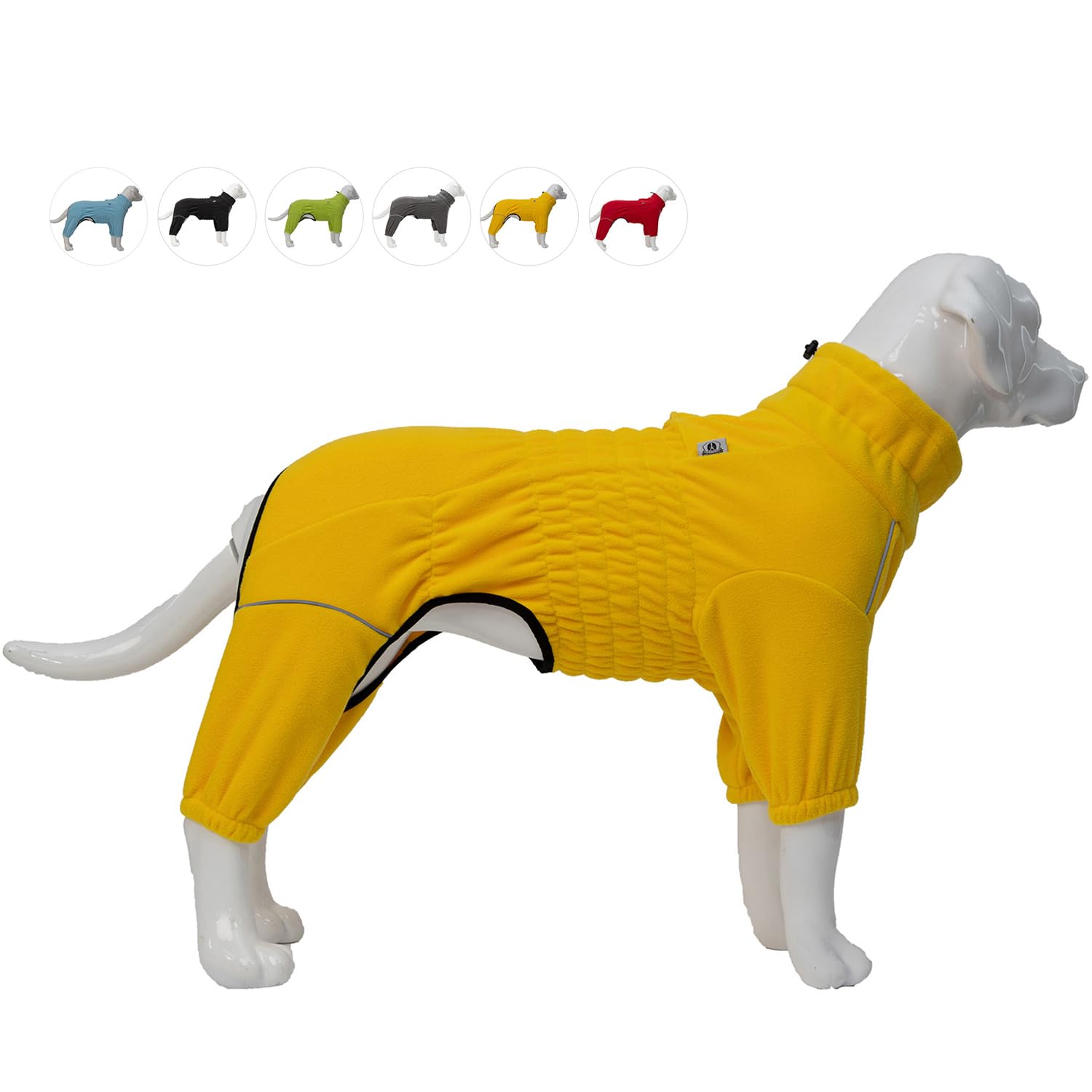 Warm Windproof Dog Jacket - Yellow M-image-b9722d16-0d31-45cd-9eed-0004dcaa43af-86719