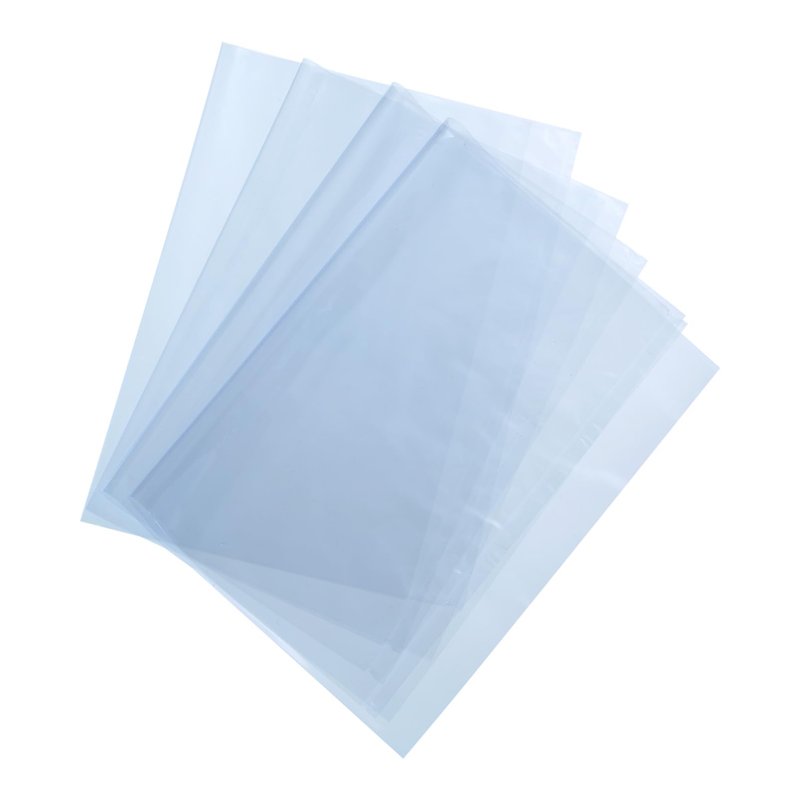 PVC Shrink Wrap Bags for Gifts - Blue Clear 21.5x17.5 Inch