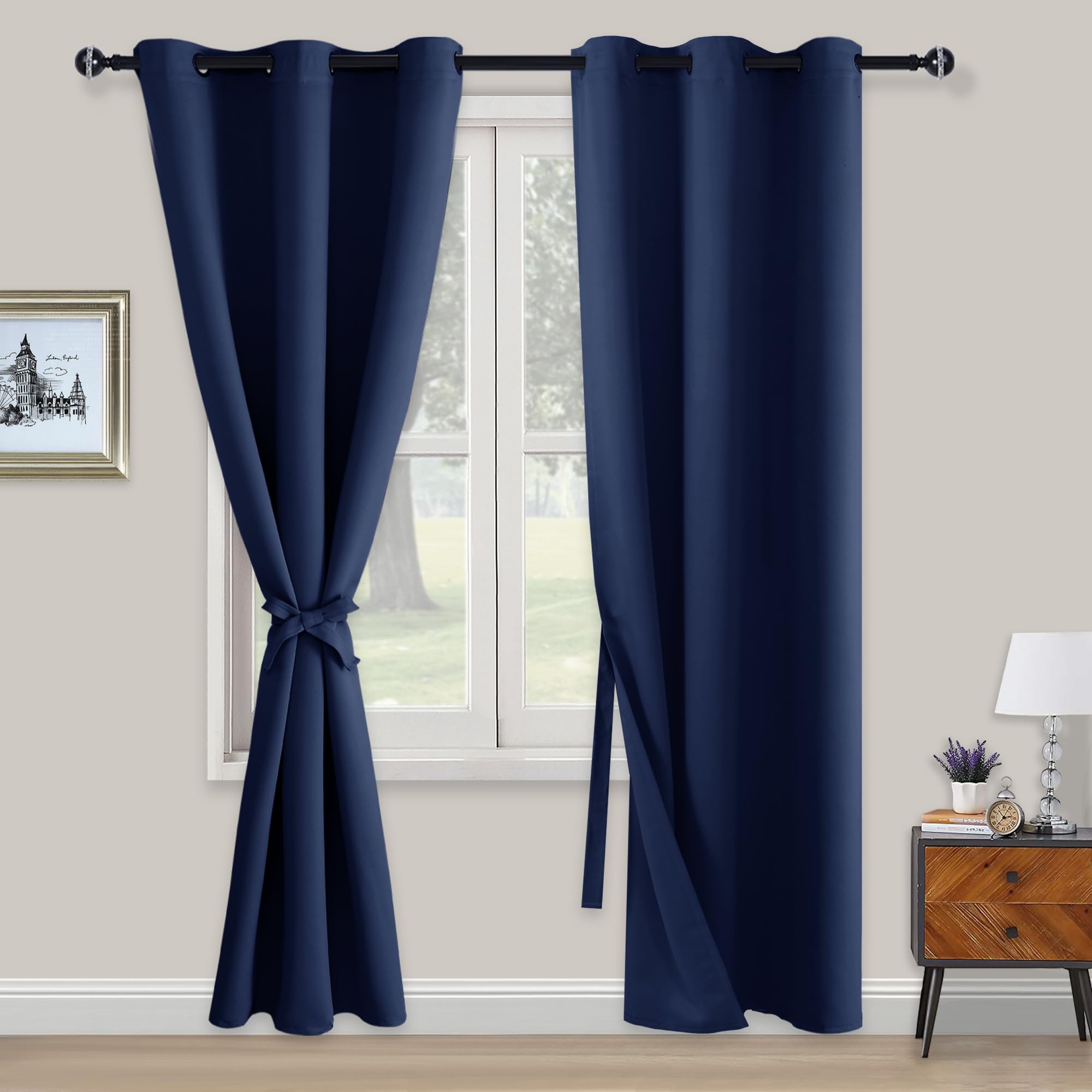 Blackout Curtains with Tiebacks - Navy W46 x L90-image-2bb5bd8a-125d-469f-9afb-81b0a1fd28c6-102318