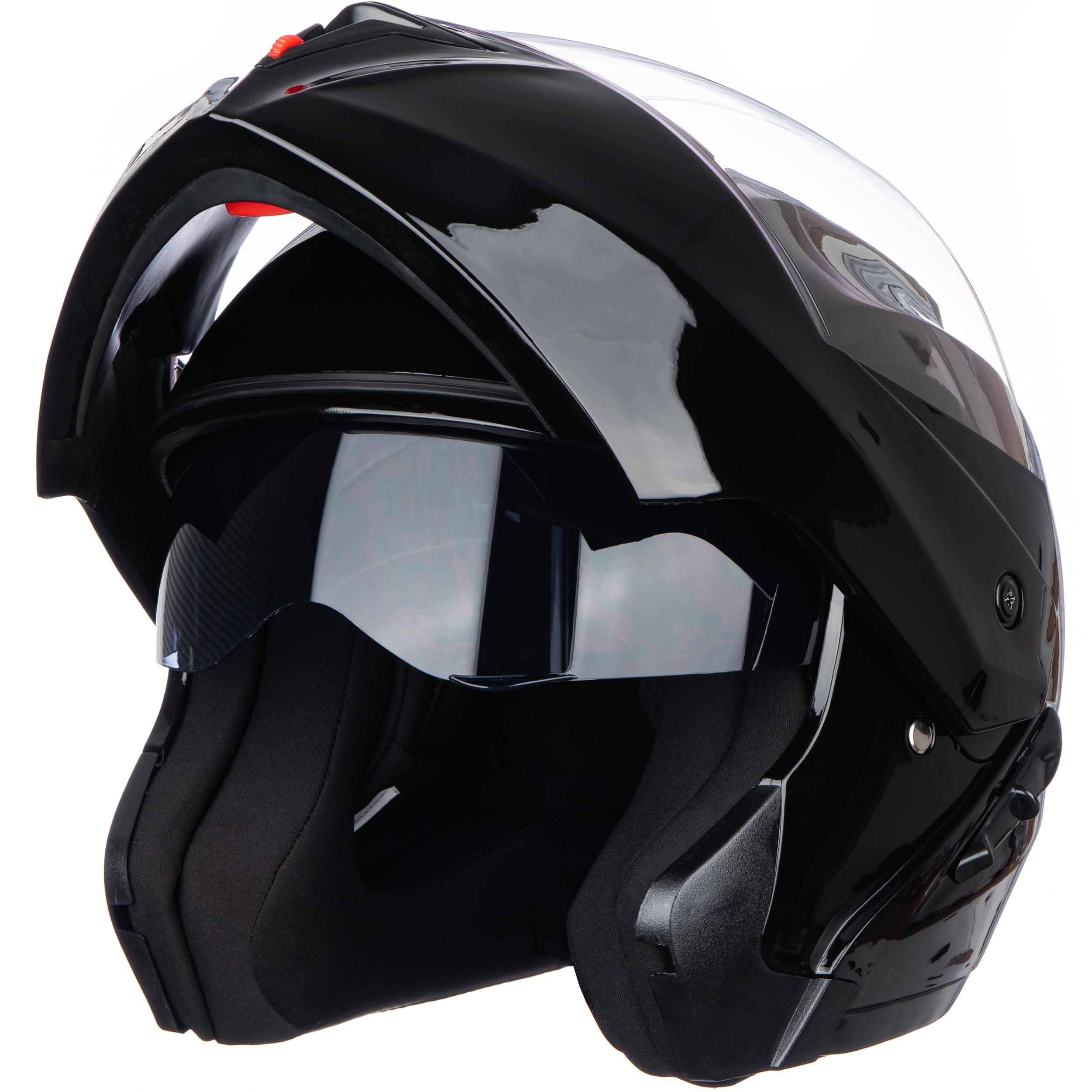 Flip-Up Motorcycle Helmet Dual Visor Sun Shield Flip Up Modular