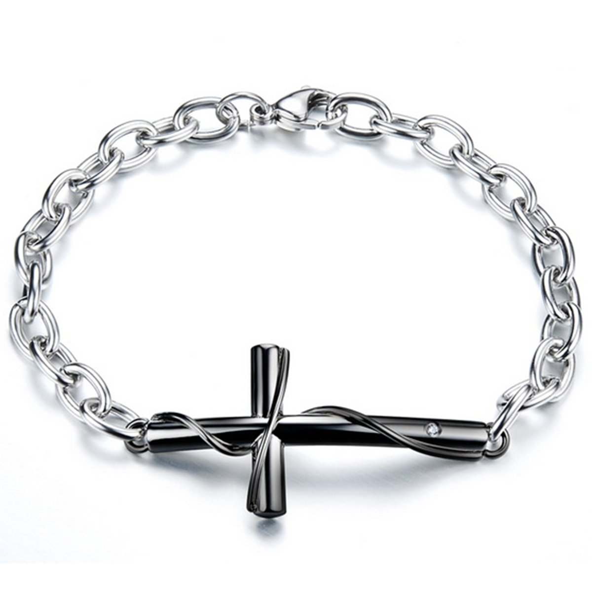 JewelryWe Free Engraving Mens Womens Couples Stainless Steel-image-87c506da-9b50-4931-828b-38b474c2741b-54555