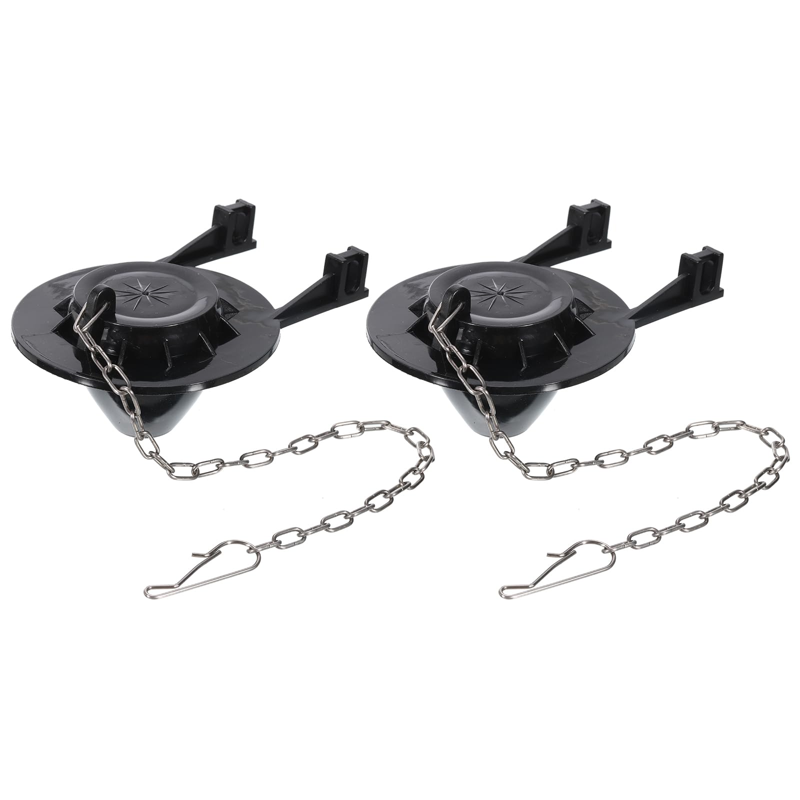 sourcing map Toilet Stopper 2pcs 2" Leaking (Black, 4.21"x2.95")-image-a580996f-6d56-4255-977c-20829a792920-62963