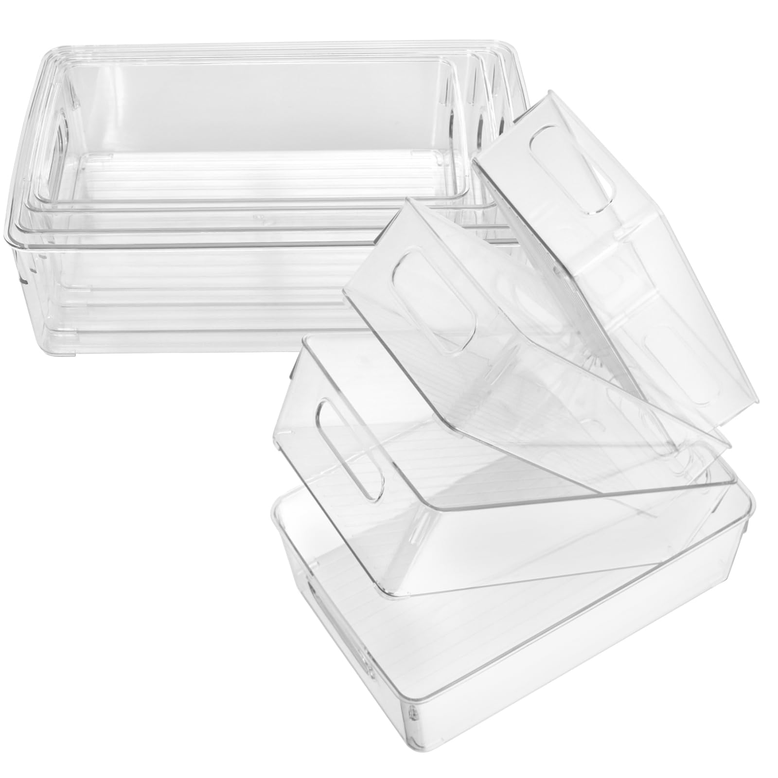 Fridge Storage Organisers - 8PCS Clear 4 Sizes-image-c73a30ab-0495-4598-b8d0-50a251a4ef1f-90934