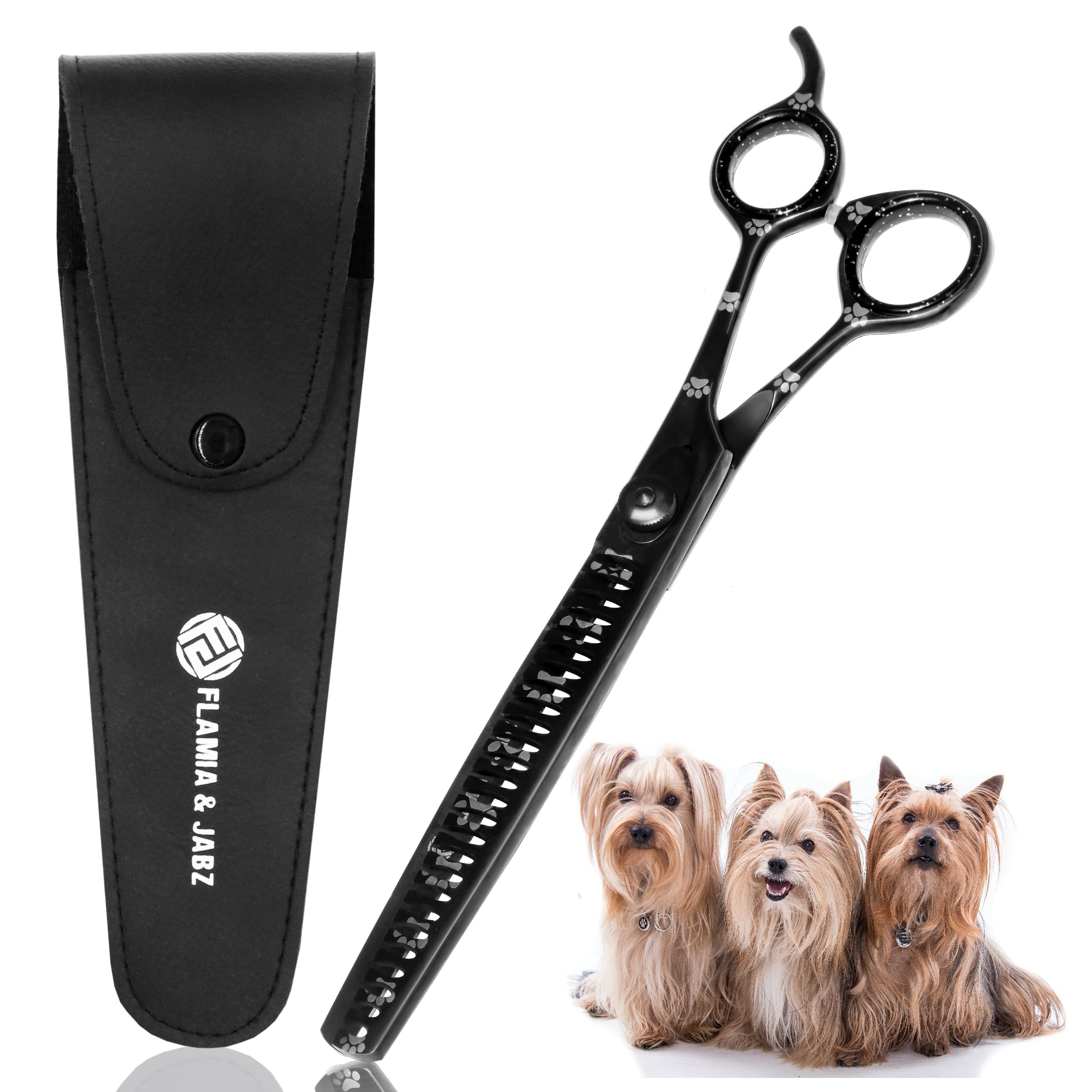 Dog Grooming Chunker Shears - Black Chunkers-image-53f39f76-f2dd-4200-a314-85121e2c5228-115256