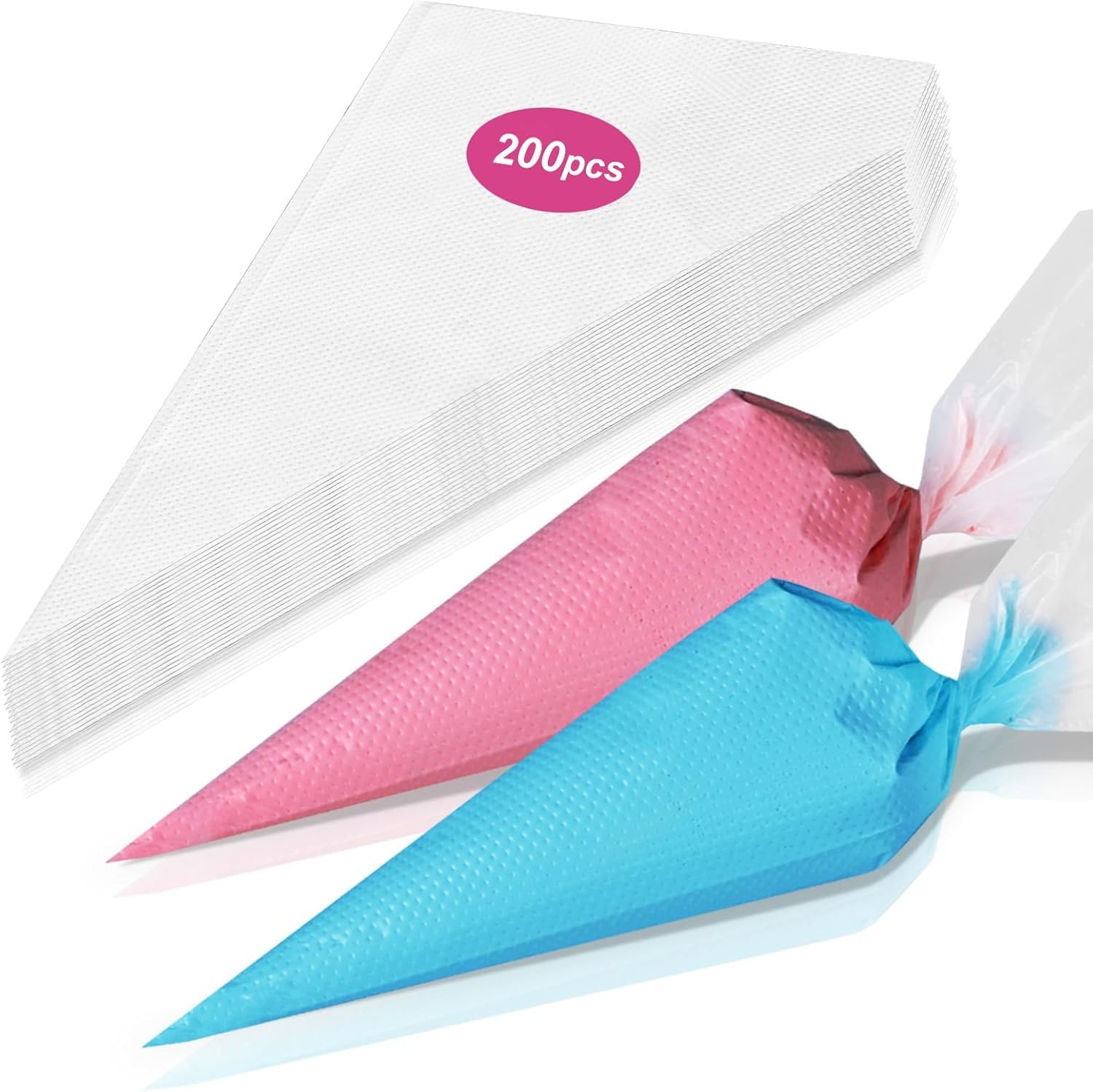 Extra Thick Anti-Burst Pastry Piping Bags - 200 Pack Disposable Icing Bags for Cake & Cookie Decorating (30cm)-image-bfc206ec-61f3-4edf-9a52-64573a635d1e-61818